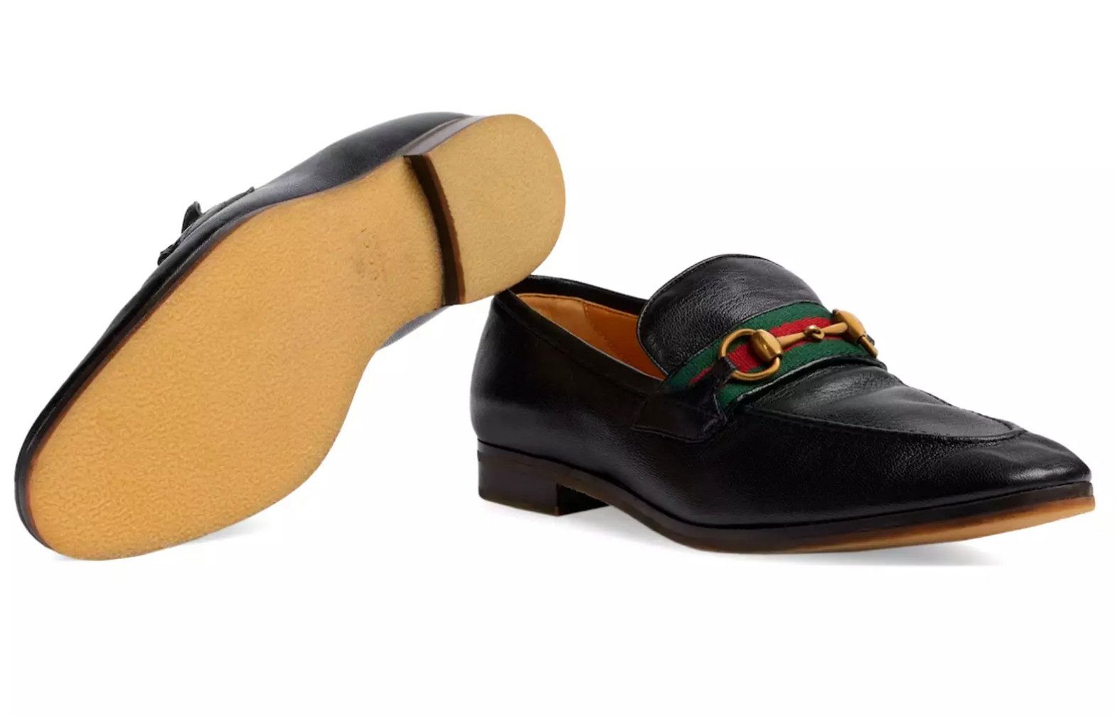 GUCCI Paride Web Horsebit Slip-On Mokassins Loafer Signature Horsebit und Web-Detailing