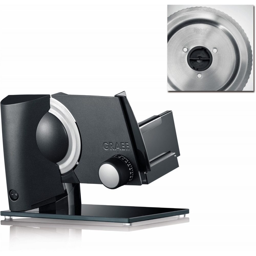 Graef Allesschneider S 32116 Multicut Plus - Allesschneider - schwarz, 200 W