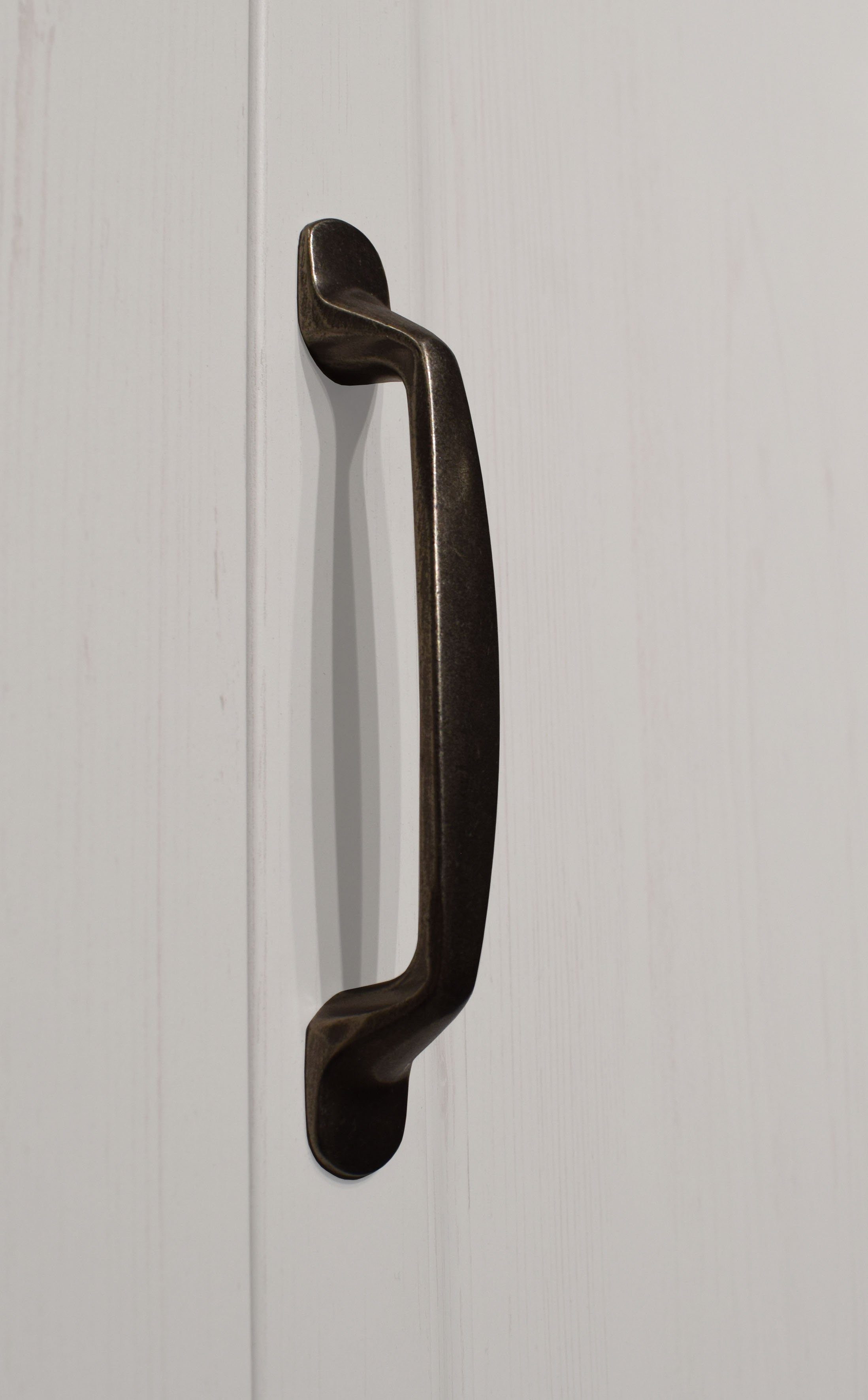 Mäusbacher Unterschrank Höhe Breite anthrazit 45 cm, Metallgriffe Mali Landhausstil, matt/asteiche anthrazit | cm, 83