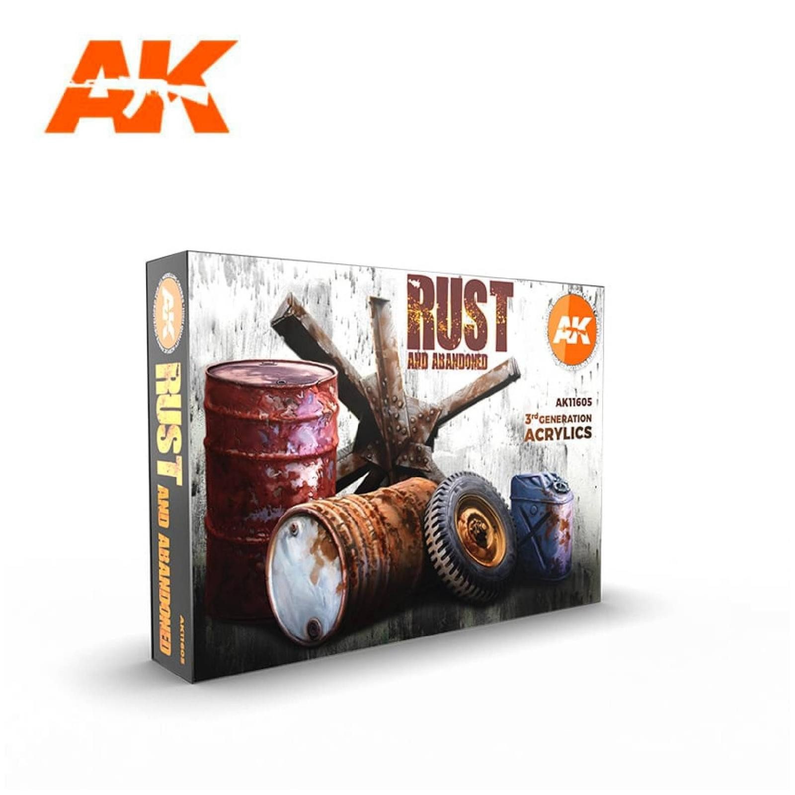 Modellbausatz Paint Set: RUST AND ABANDONED (6x17ml)