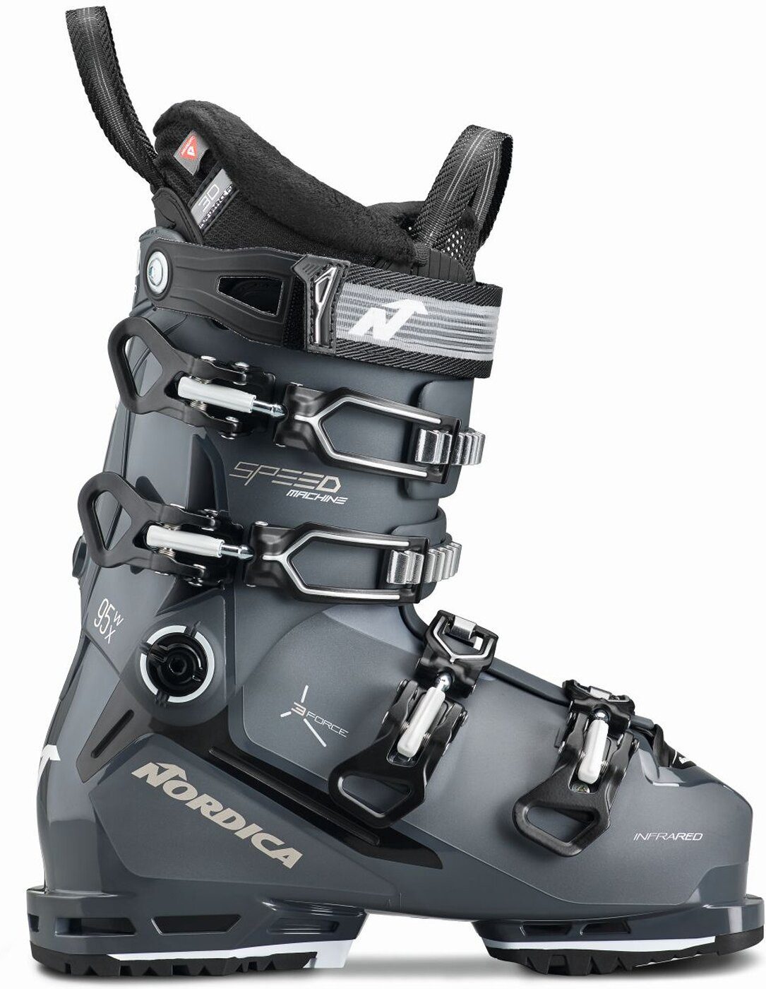 Nordica SPEEDMACHINE 3 95 X W (GW) 3F0 ANTHRAZIT-SCHWARZ-GOLD Skischuh