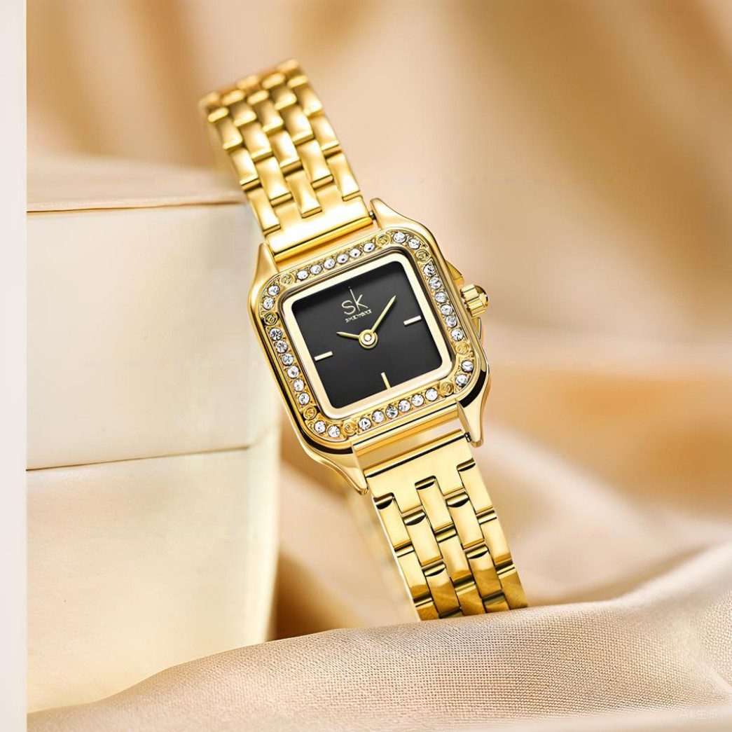 ibettertec Quarzuhr Quarzuhr, Armbanduhr Damenuhr, (Multifunktionsuhr Armbanduhr, Edelstahl Armbanduhr, Edelstahl Armbanduhr, Damen Uhr)