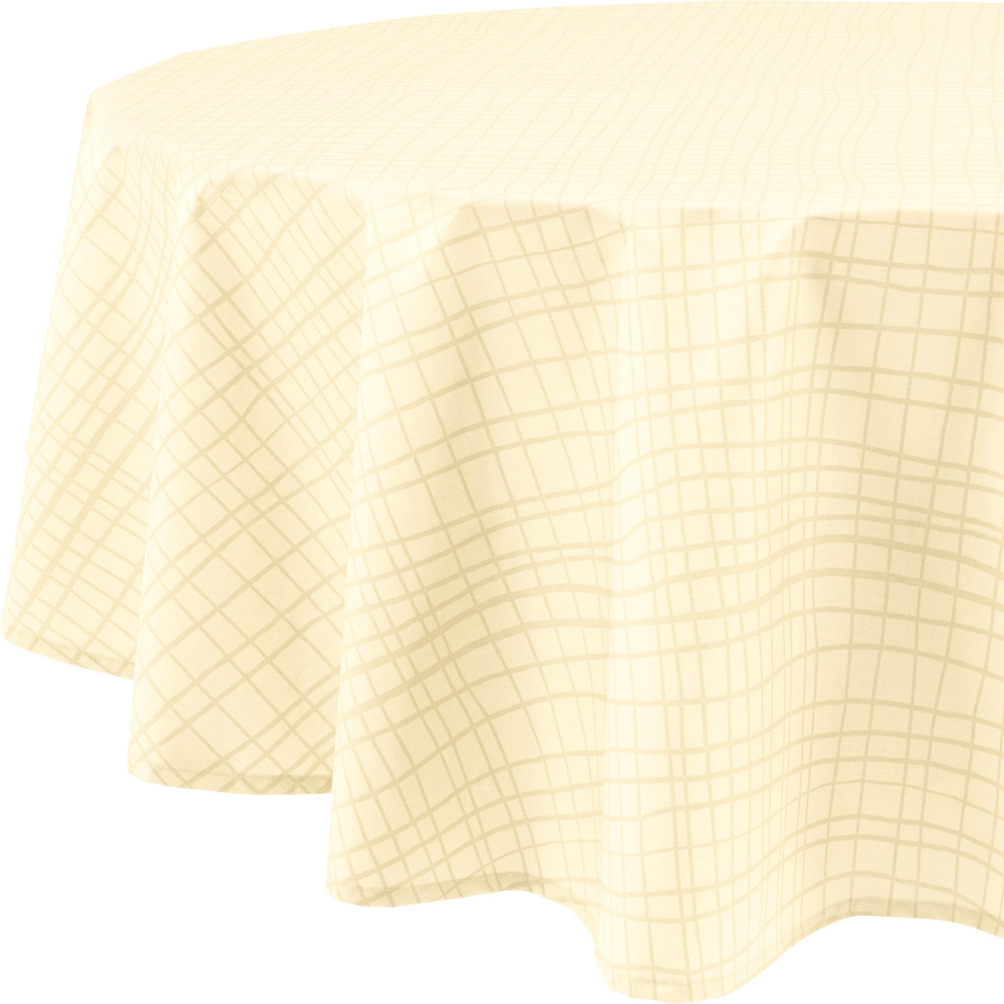 REDBEST Tischdecke Tischdecke "Pasadena", abwaschbar Uni/Karo