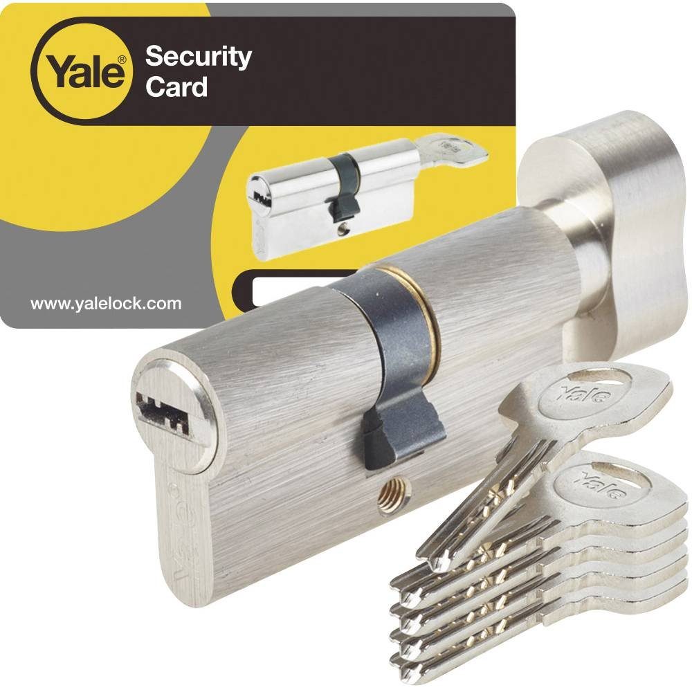 Yale Profilzylinder Profil-Knaufzylinder Serie 1000, Außen-/Innenmaß: 30/30 mm Y003 05679