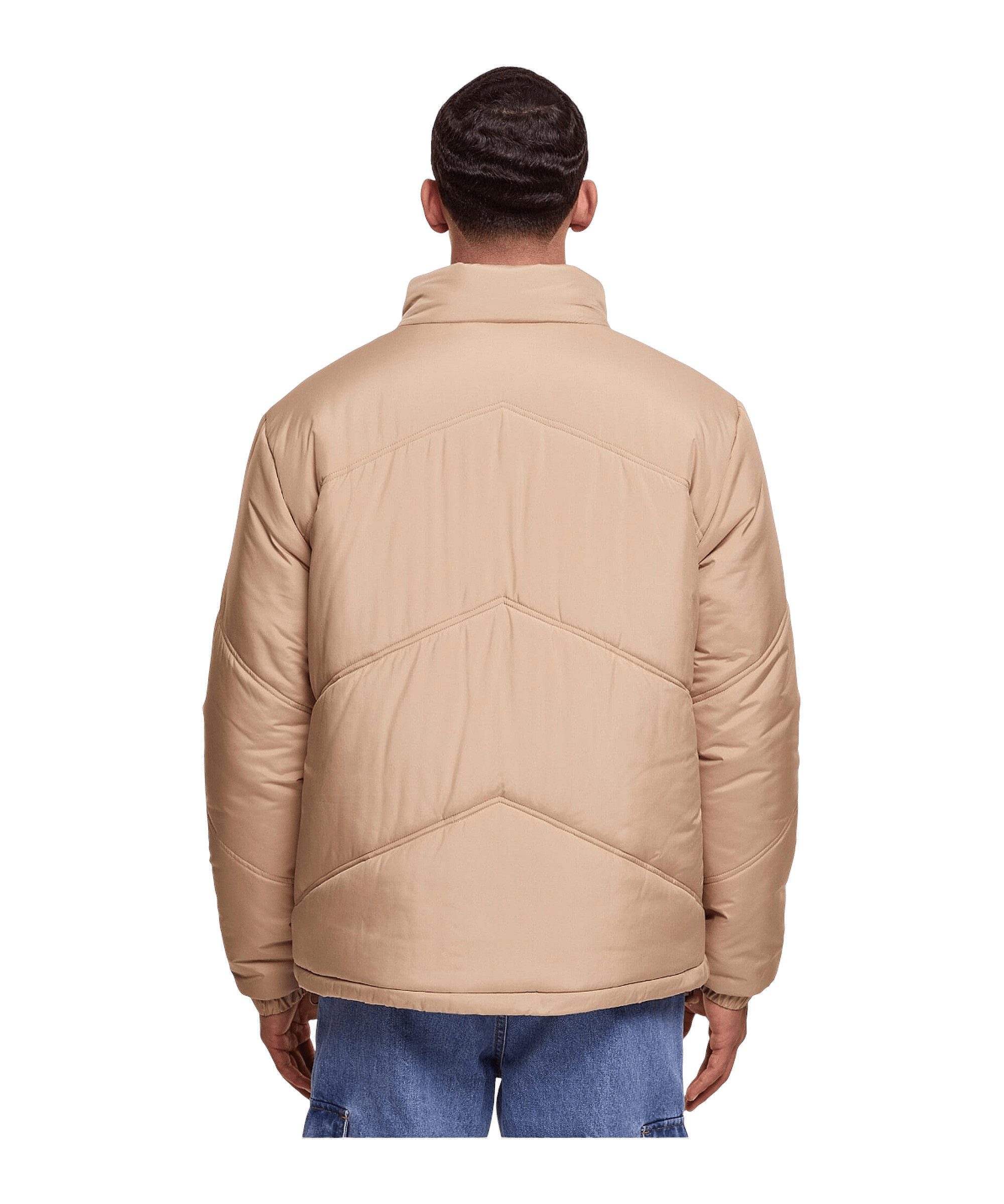 URBAN CLASSICS Sweatjacke Urban Classic Arrowt Winterjacke Beige Unisex Polyester