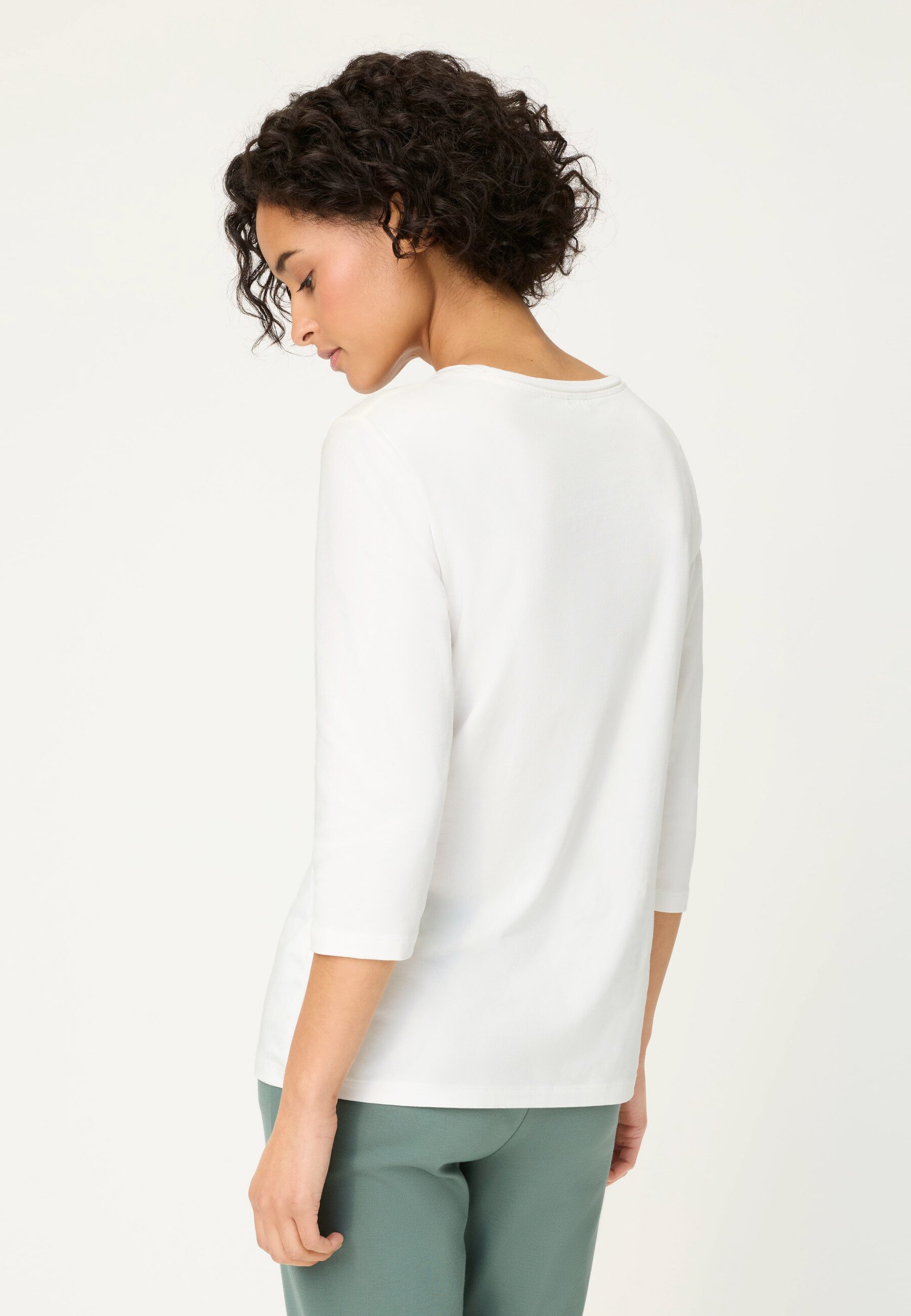Olsen T-Shirt Shirt mit 3/4-Ärmeln