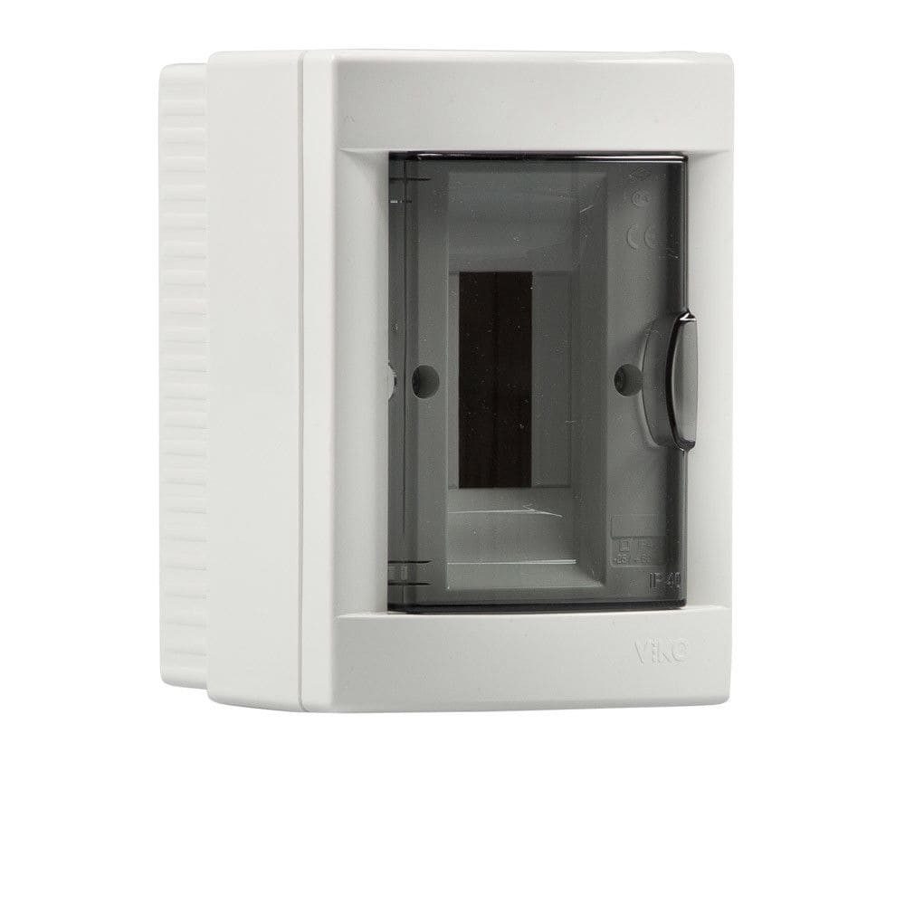 ViD Verteilerbox Aufputz Kleinverteilerkasten IP40, 2 Module