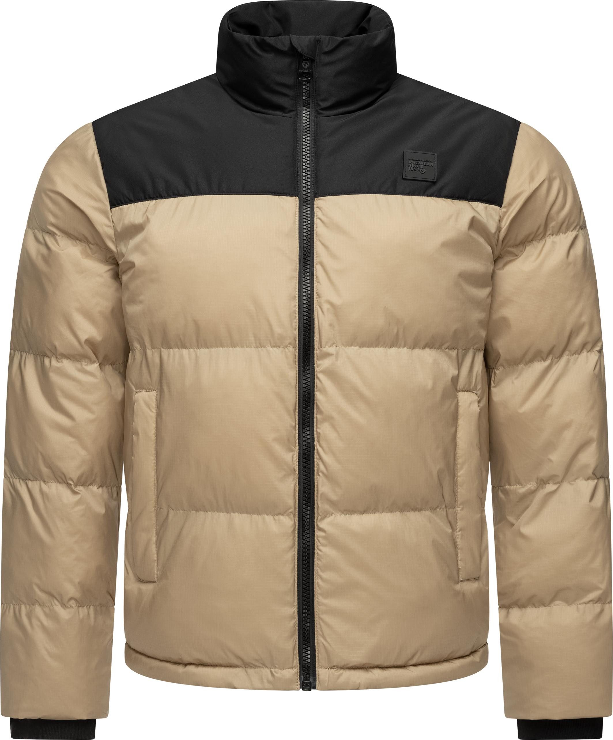 Ragwear Outdoorjacke Stafen Wasserdichte Herren Winterjacke im Retro-Look