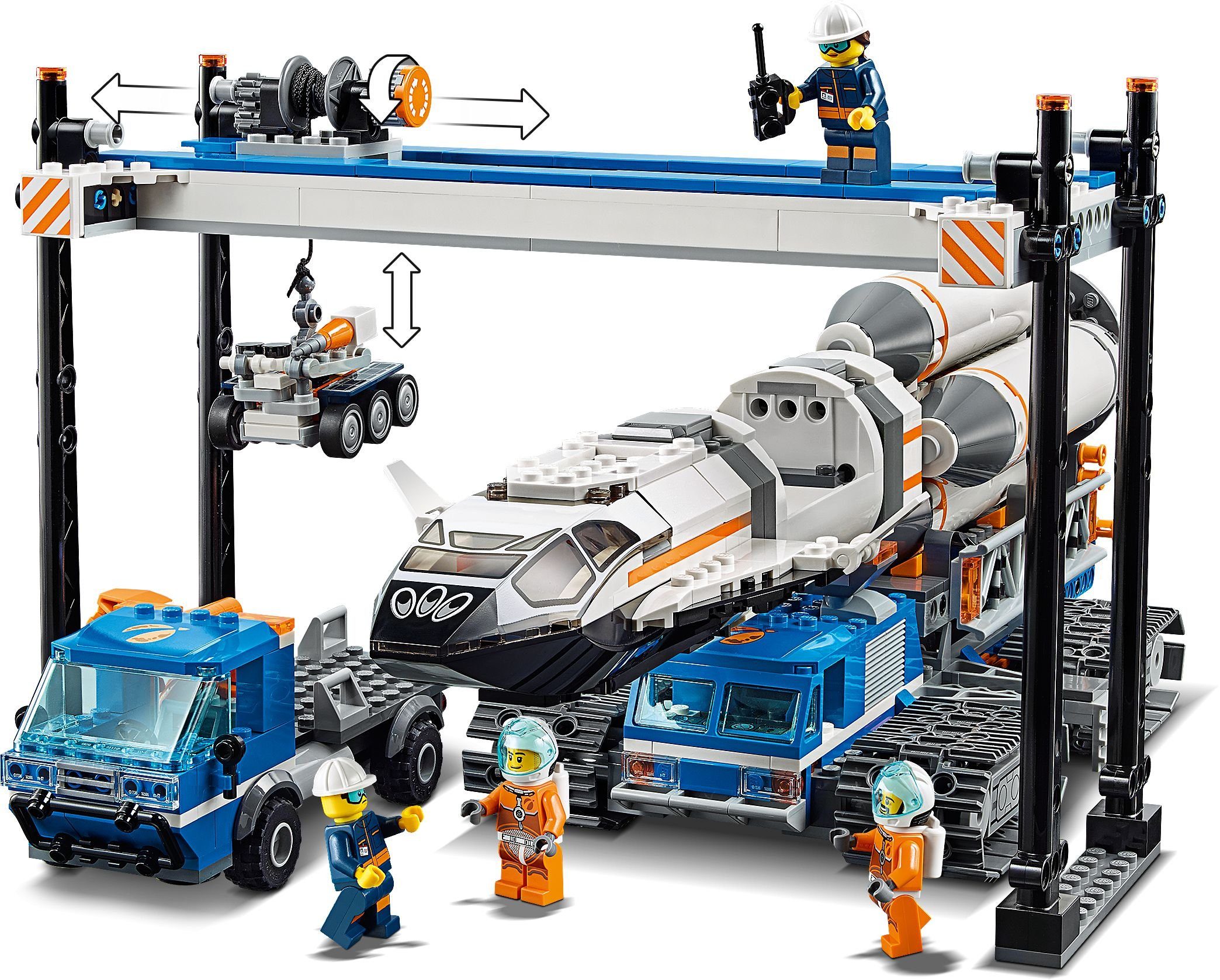 (Set, - LEGO® Transport, 1054 & St) Konstruktionsspielsteine Raketenmontage LEGO® City