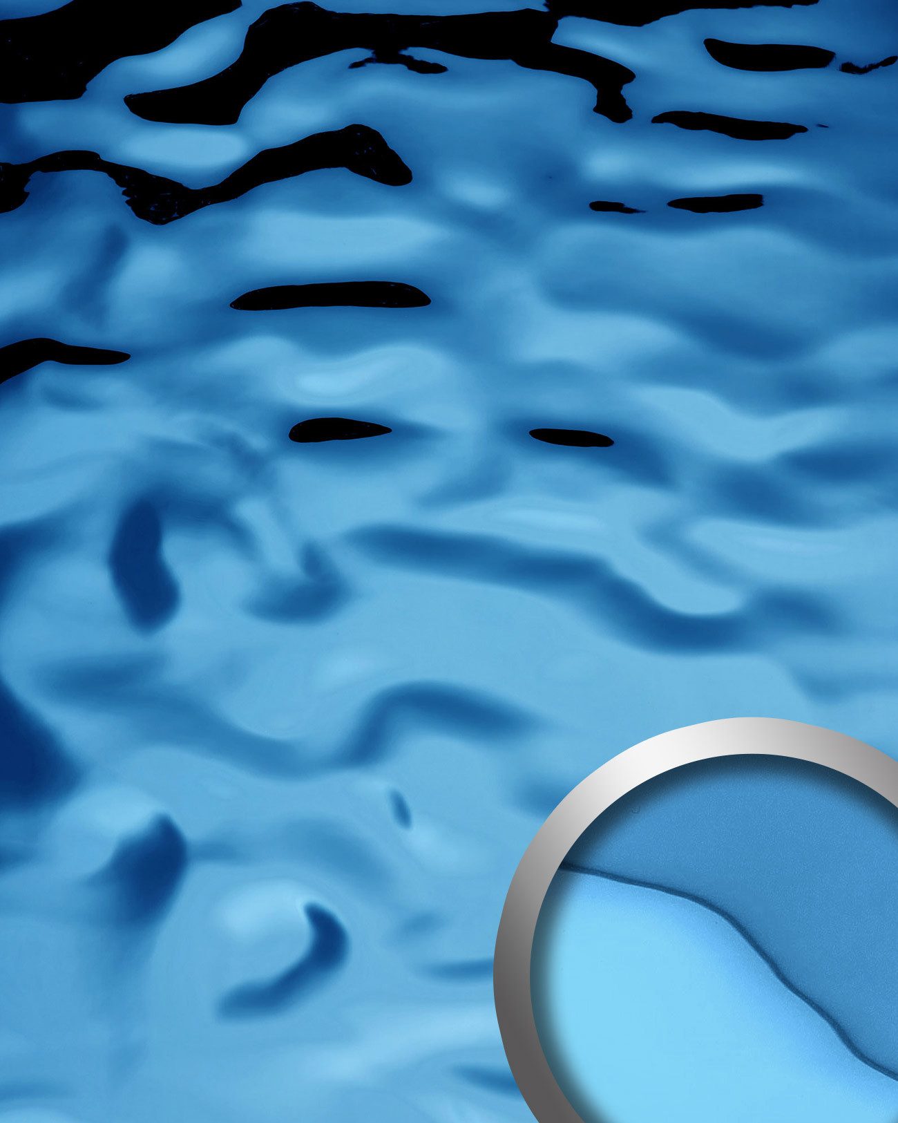 Wallface Wandpaneel 27047 OCEAN Ice Blue Wandpaneel Metall-Optik blau lichtblau 2,6 m2, BxL: 8x2600 cm, 2.6 qm, (Wandpaneel, Wandverkleidung in 3D Metalloptik Spiegel) blau hell-blau geprägt