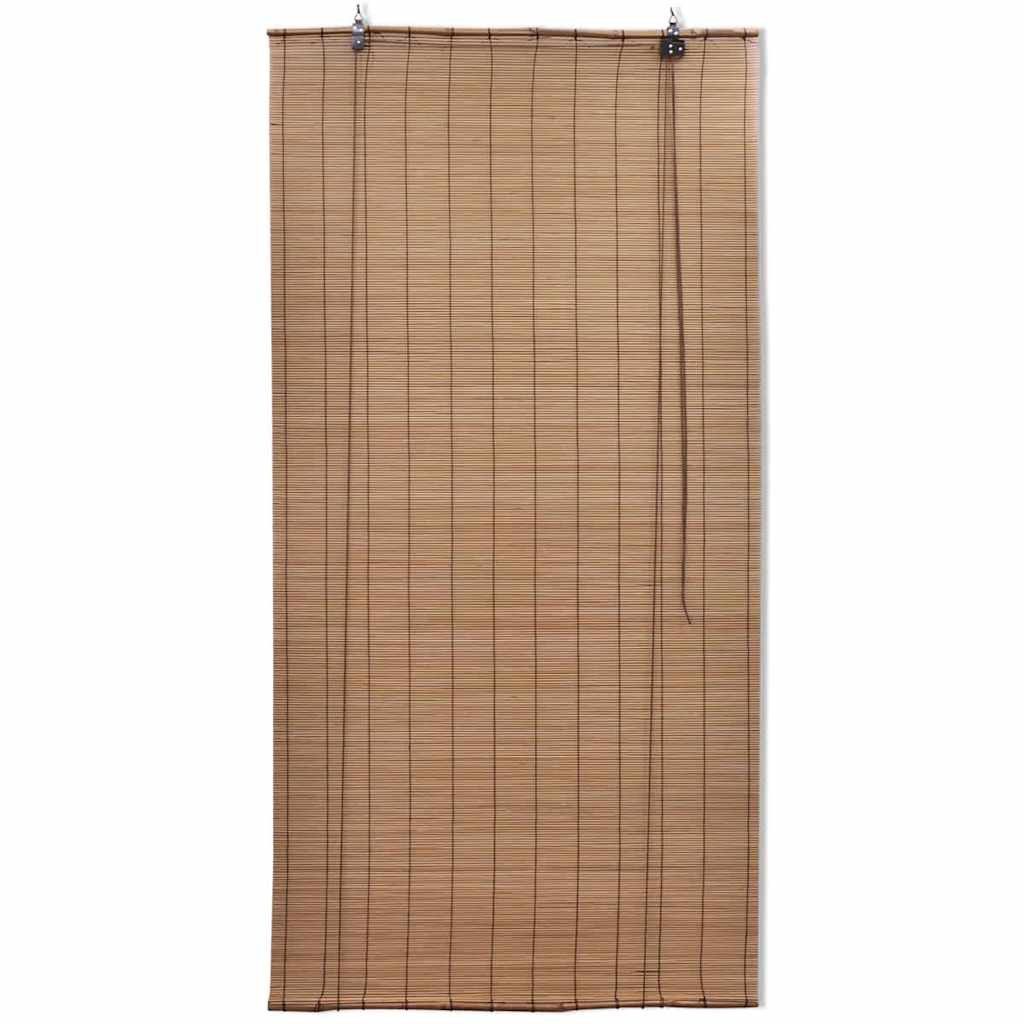 Rollo Bambusrollo Sichtschutz 100 x 160 cm Braun, furnicato – Bild 2 von 5
