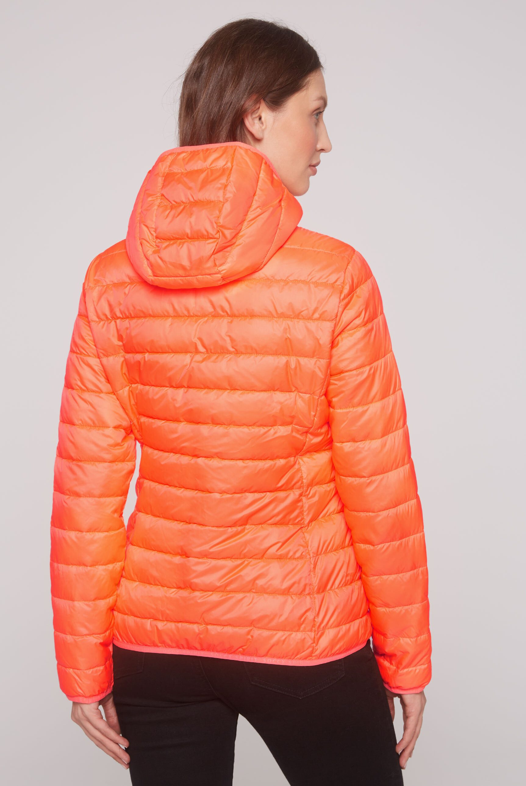 SOCCX Outdoorjacke mit elastischem Saumabschluss