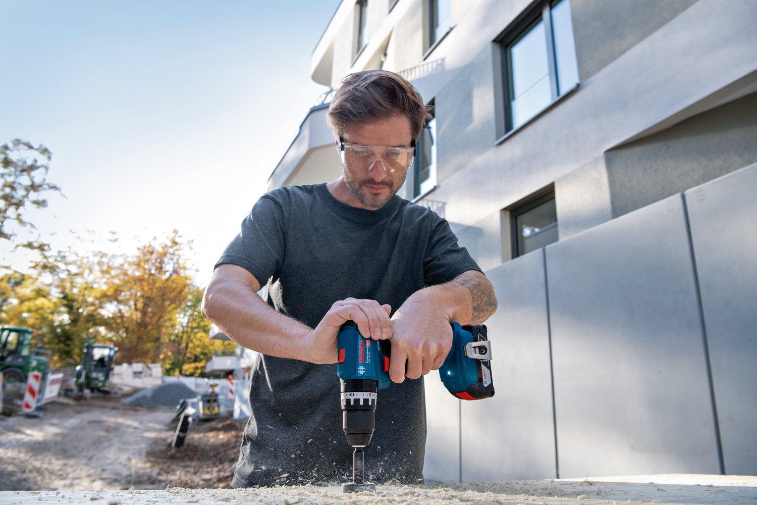 Bosch Professional Akku-Schlagbohrschrauber GSB 18V-45 Professional, günstig online kaufen