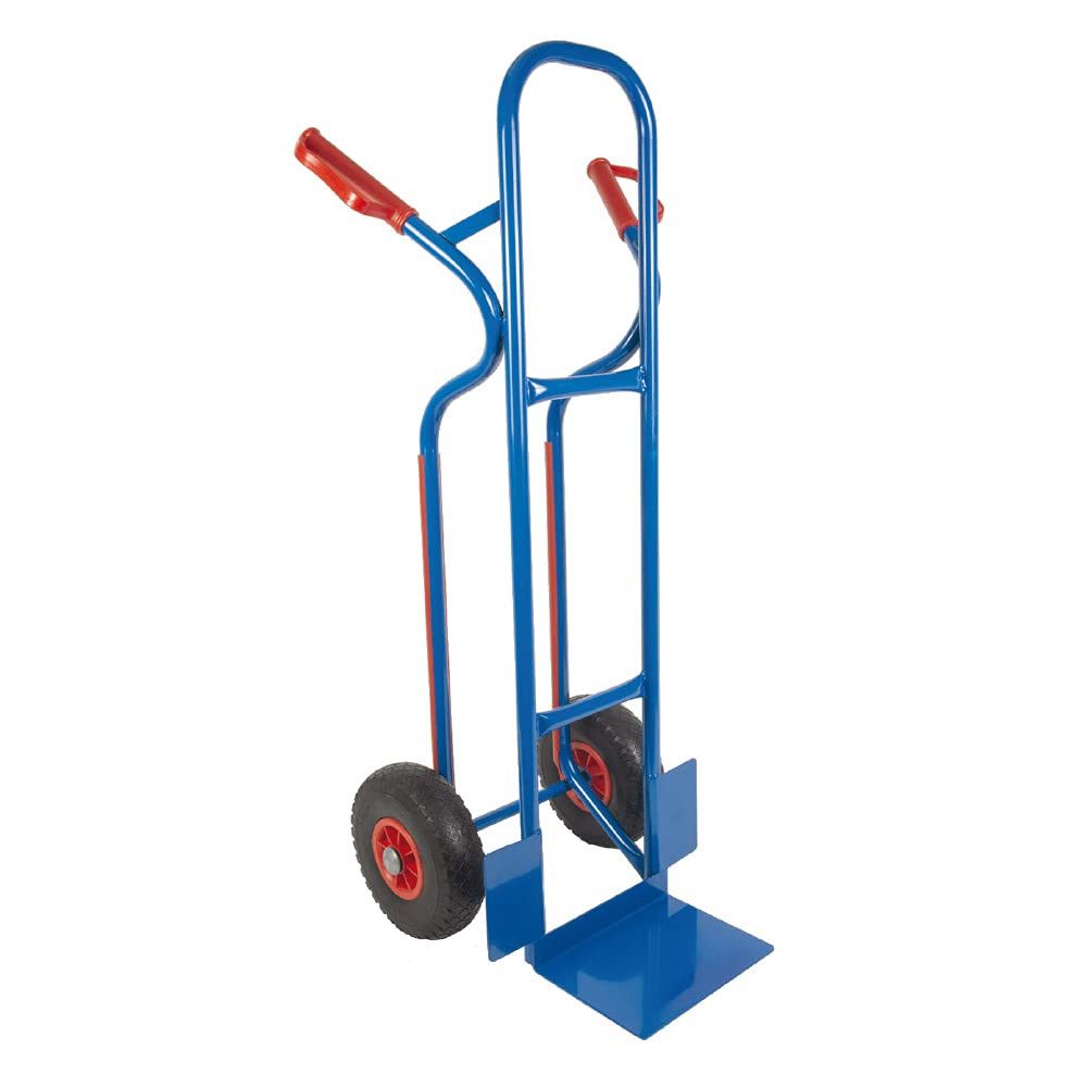 Trestles Sackkarre S04blau, mit Treppenrutschkufen