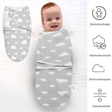 MAGICSHE Babyschlafsack Baumwolle für 0–6 Monate Baby Unisex Schlafanzug