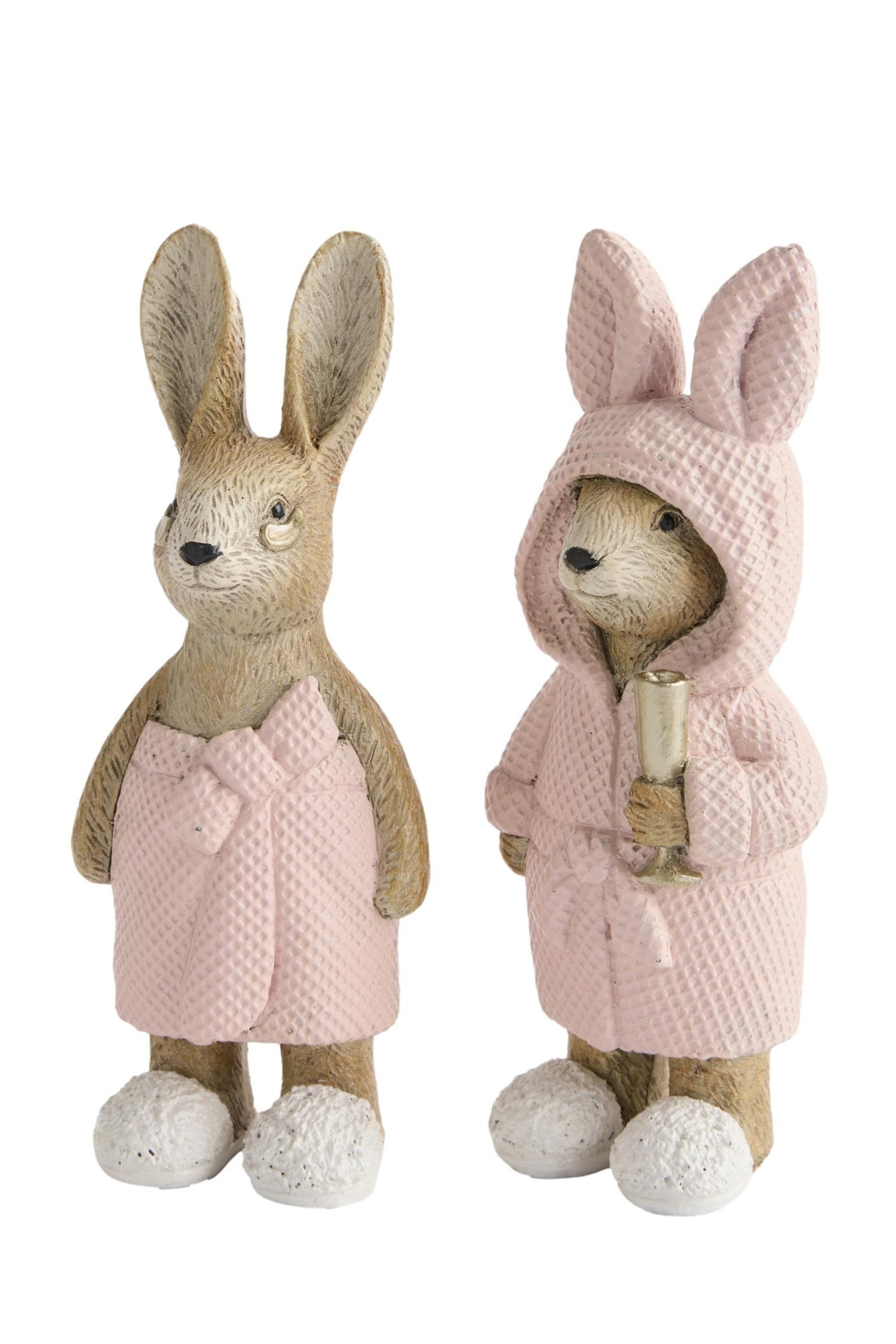 Next Dekoobjekt Rosie Rabbit Spa Badezimmerdeko, 2er-Set