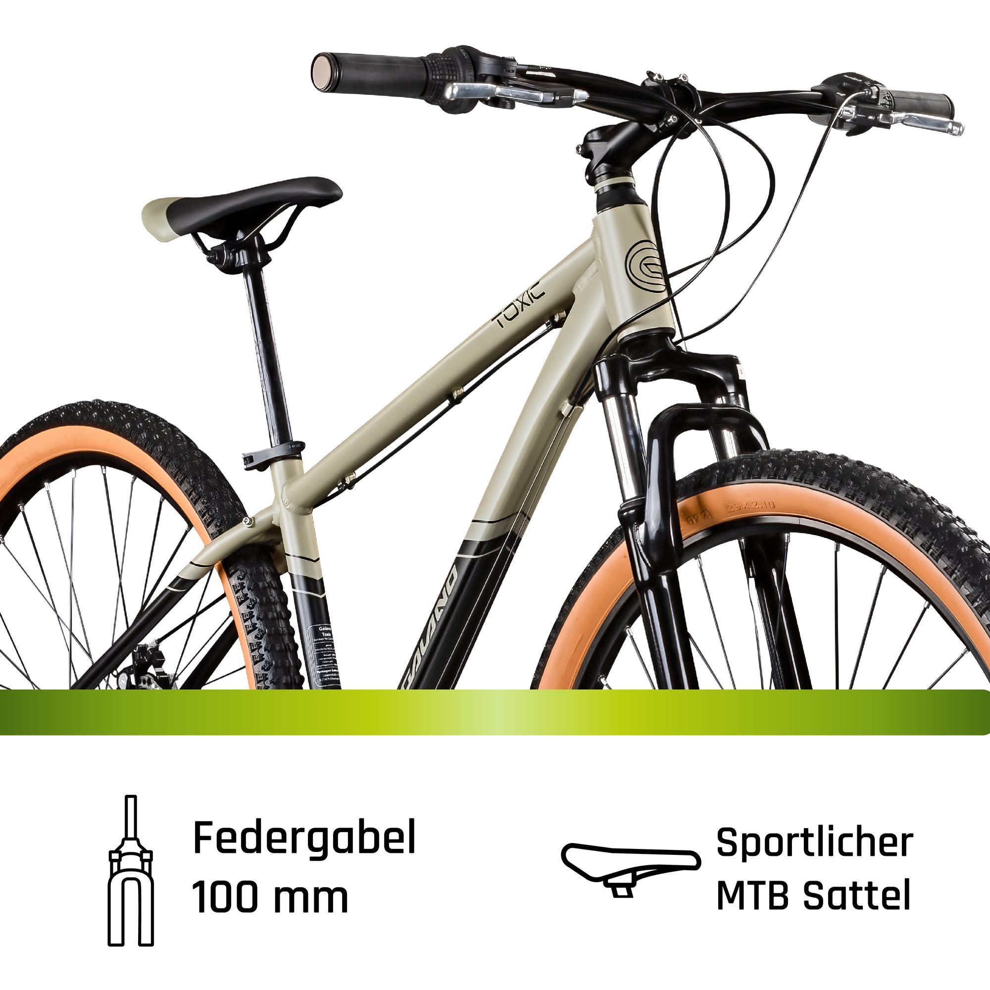 Galano Mountainbike Toxic 29", 21 Gang, Kettenschaltung, Mountainbike Hardtail 29 Zoll MTB Fahrrad