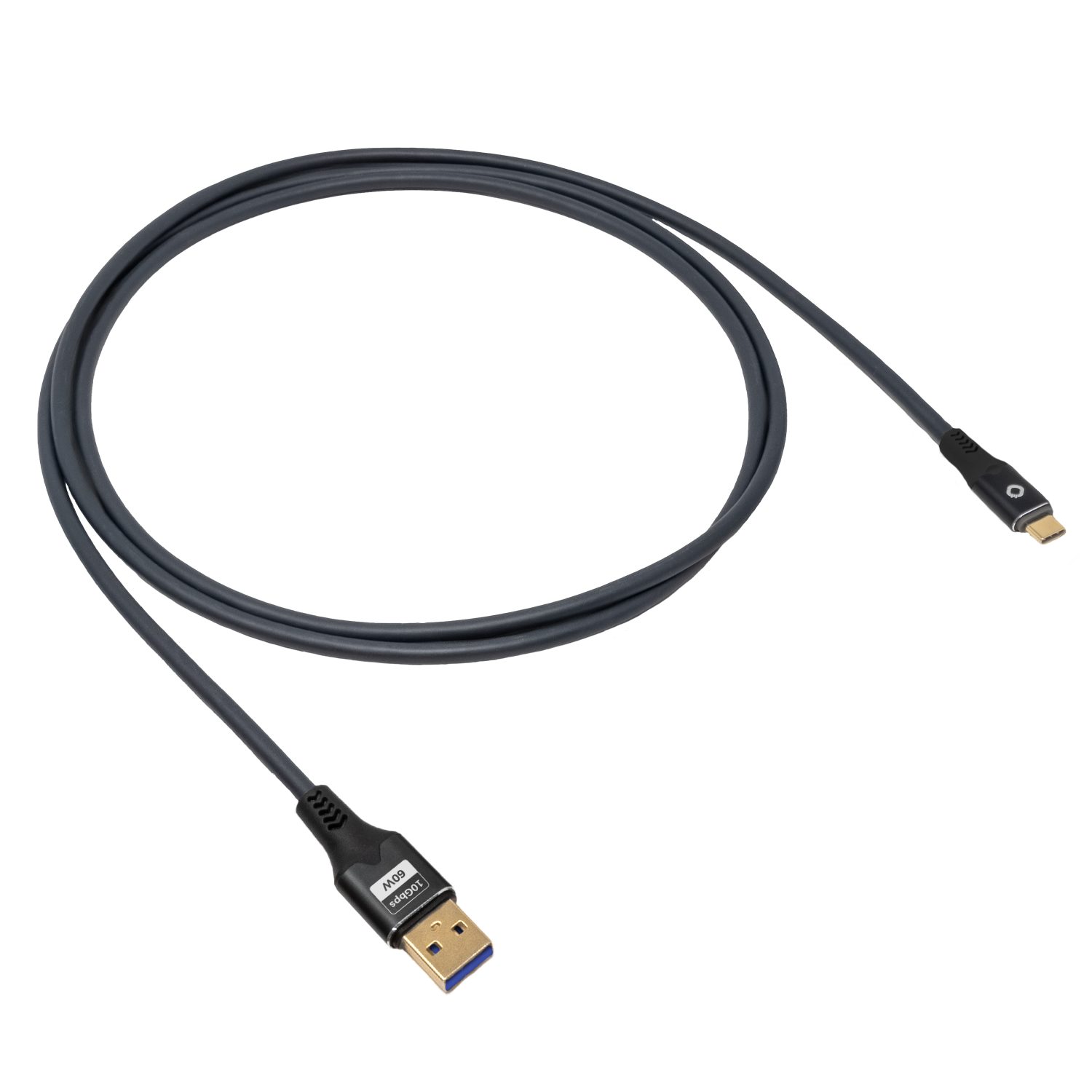 OEHLBACH Pulse AC USB-Kabel, USB 3.2 Gen 1 Typ-A, USB Typ-C (50 cm), Anschlusssockel, Daten- und Ladekabel, Effektive Schirmung
