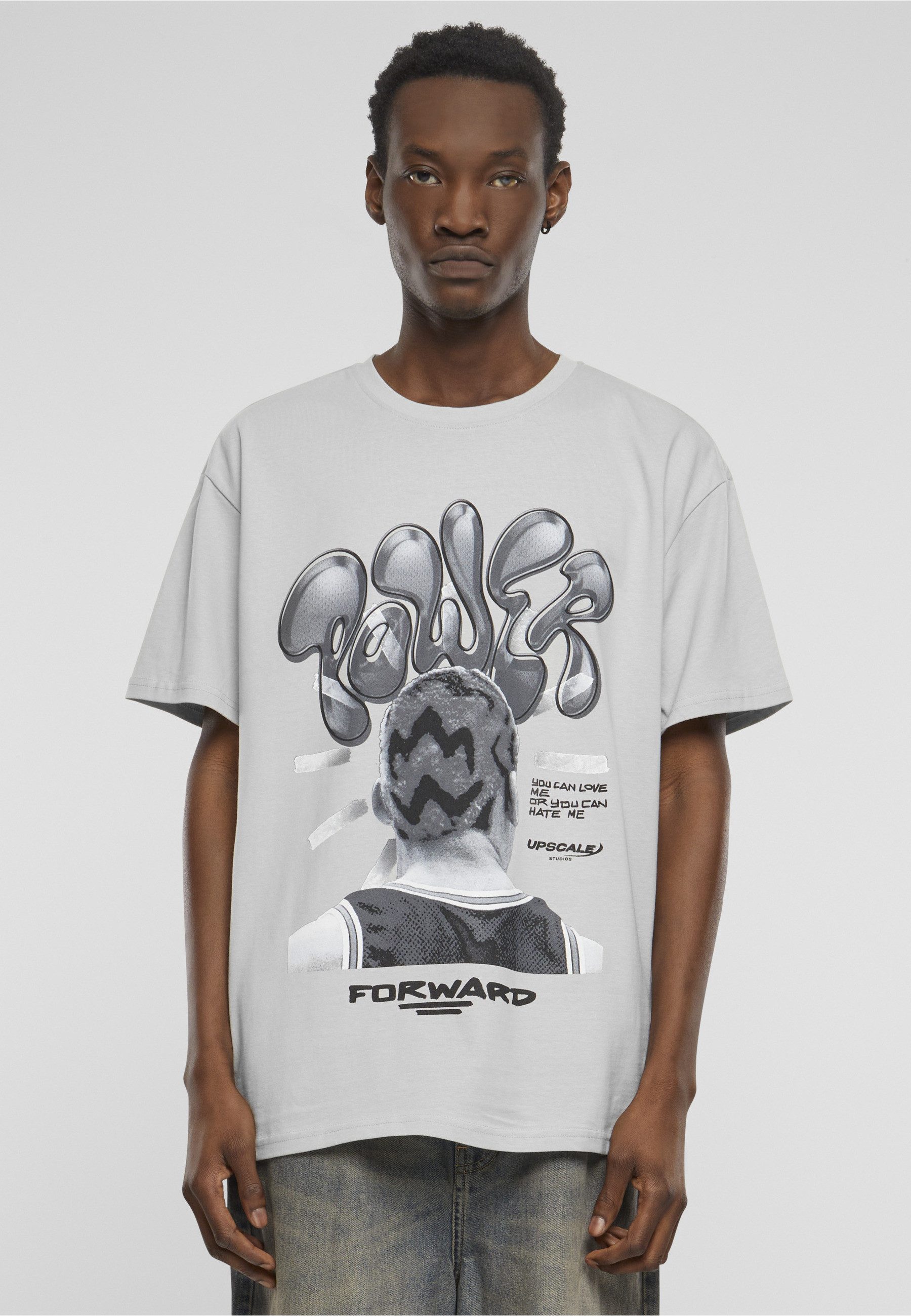 Upscale by Mister Tee T-Shirt Upscale by Mister Tee Herren Power Foward 2.0 Oversize Tee (1-tlg)