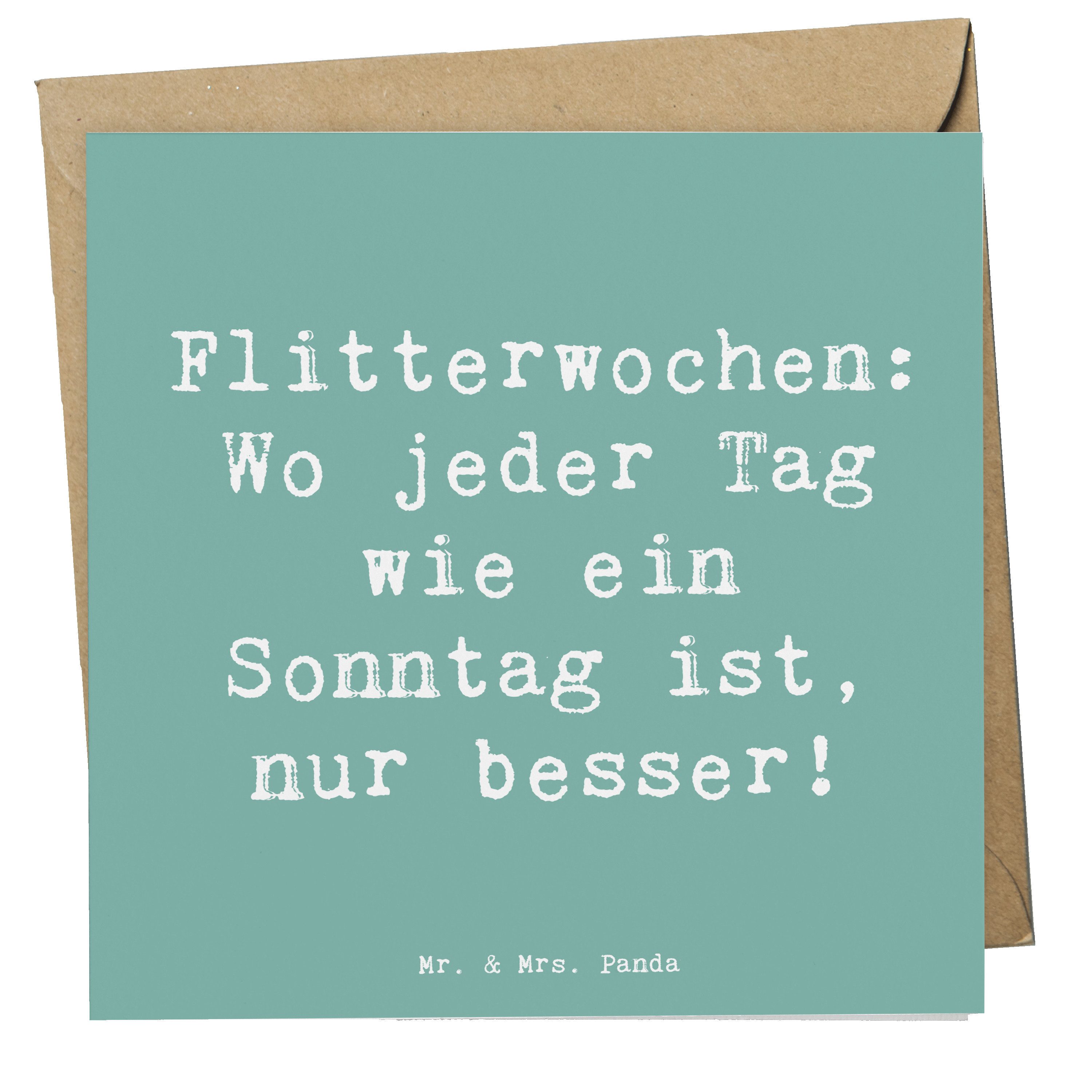 Grußkarte Flitterwochen-Magie - Meeresbrise - Geschenk, Abenteuer, frisch verhe