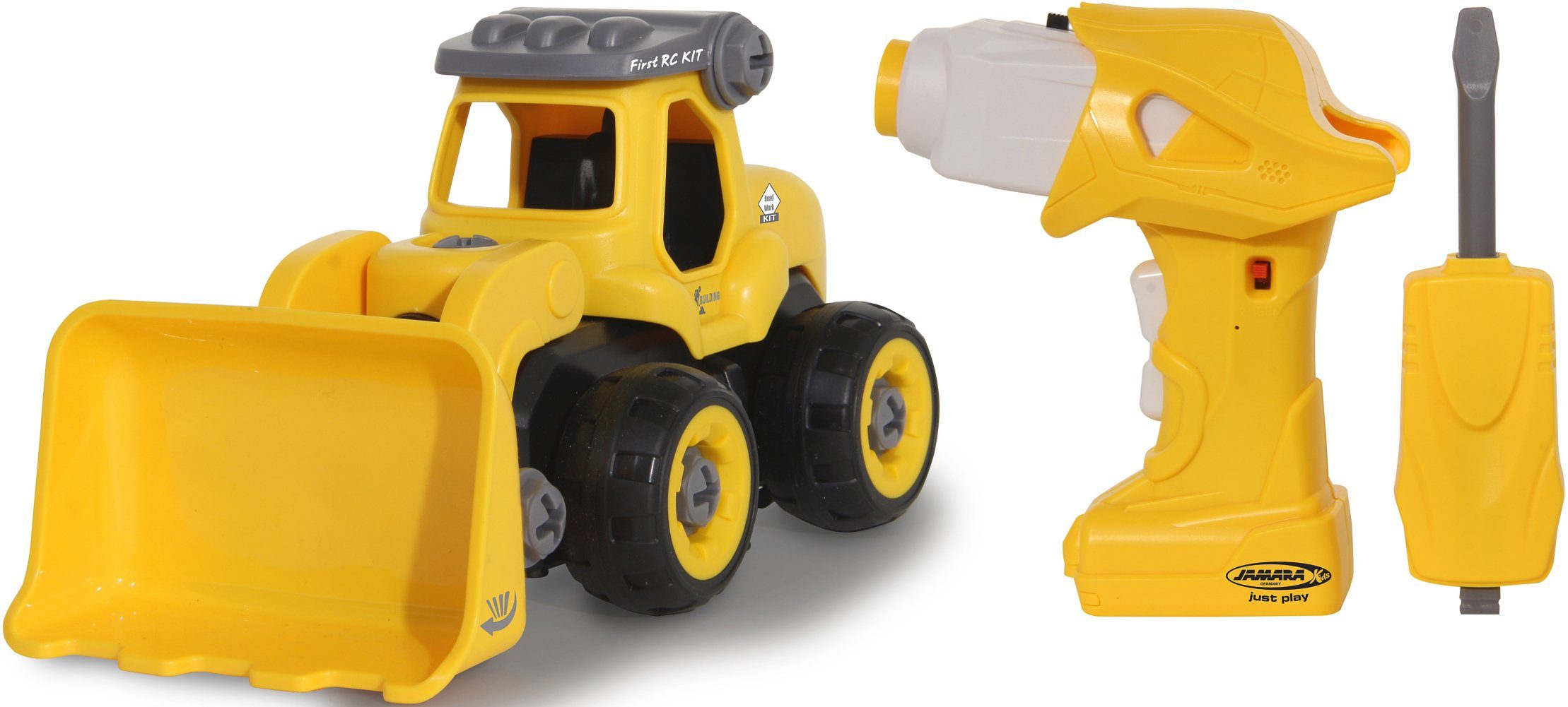 Jamara RC-Bagger First RC - Radlader (27-tlg), mit Akkuschrauber günstig online kaufen