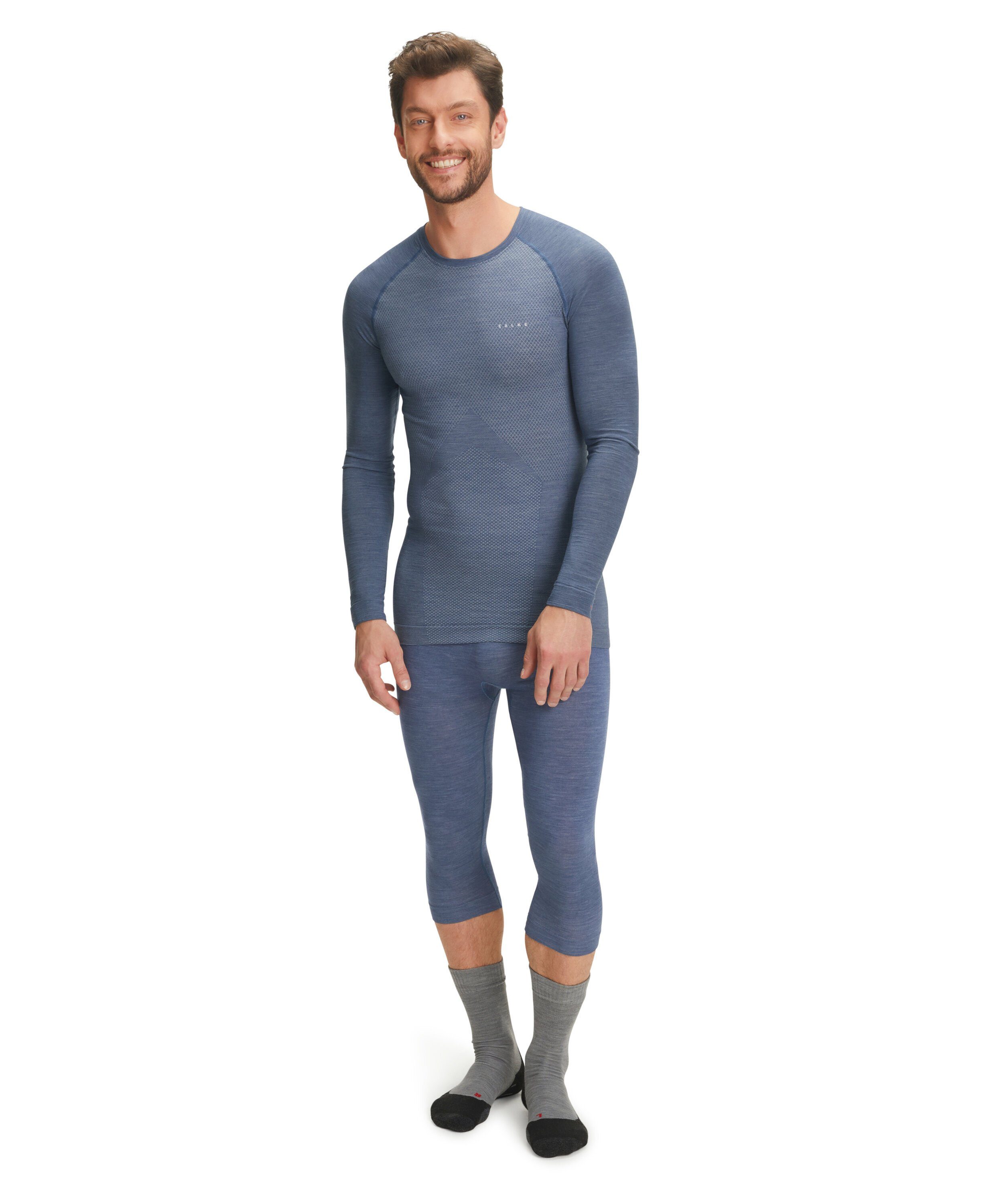 FALKE Funktionsshirt FALKE Underwear - Langarmshirt Wool-Tech Light (1-tlg., 1) mit feinster Merinowolle