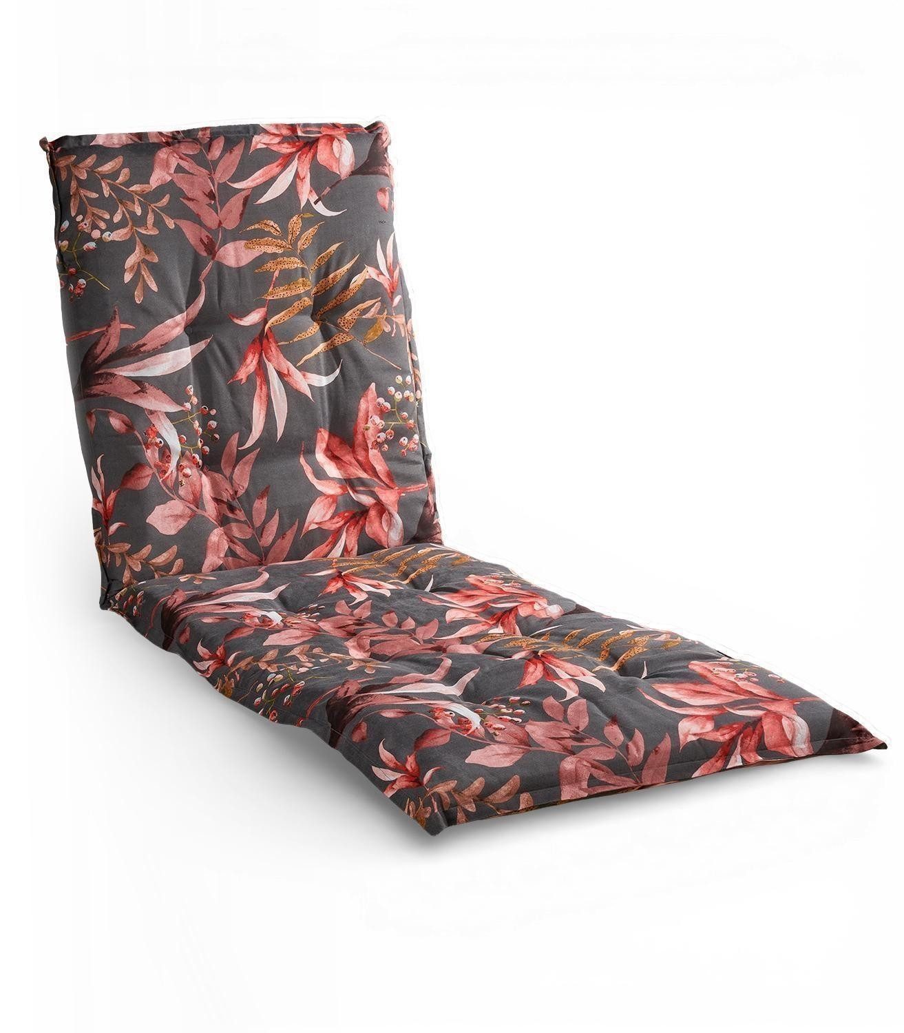 Liegenauflage DIMITRI, 60 x 190 cm, Anthrazit, Rot