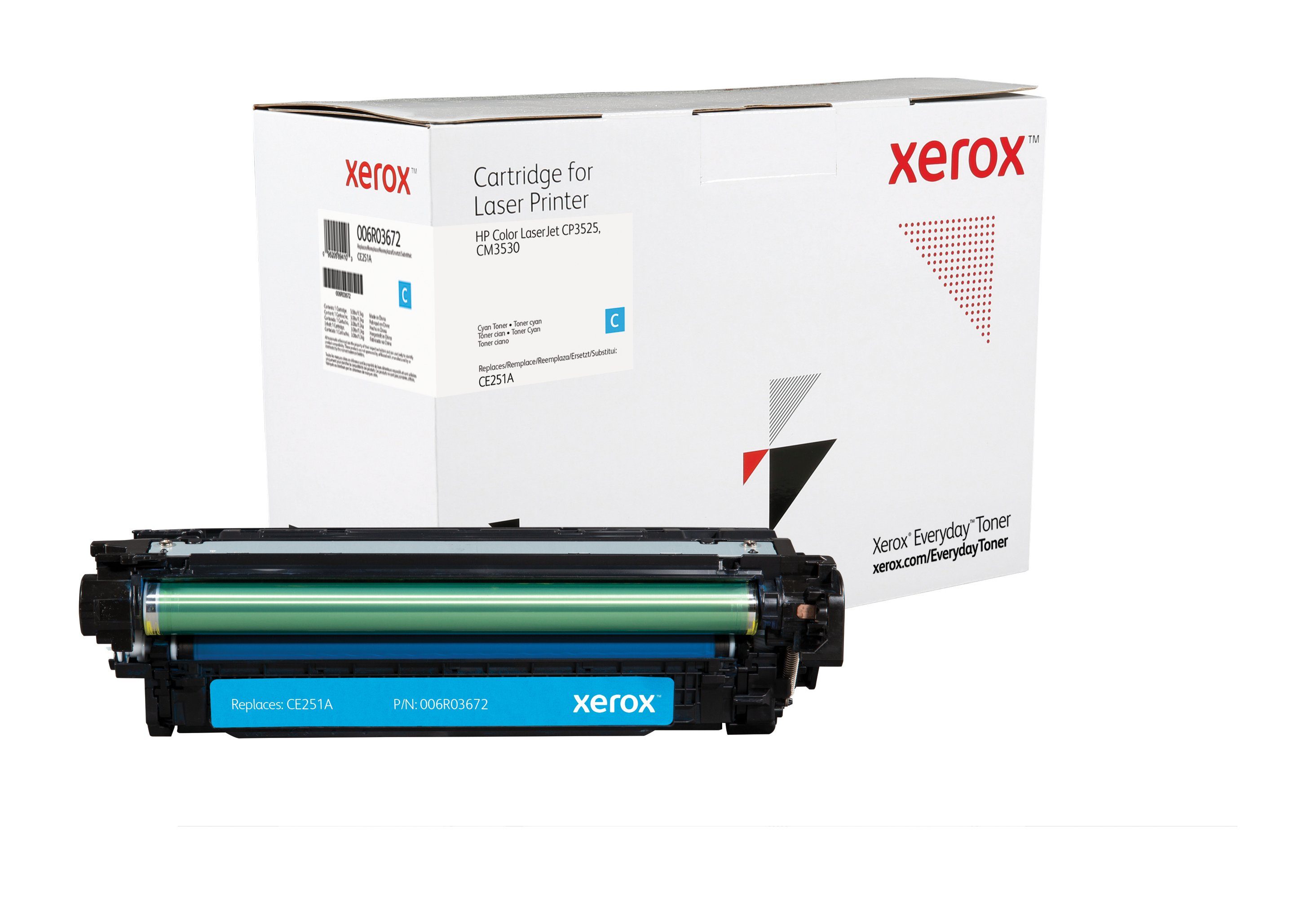 Xerox Tonerpatrone Everyday Cyan Toner kompatibel mit HP 504A (CE251A)