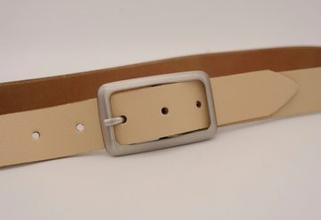 AnnaMatoni Ledergürtel mit silberner Schließe