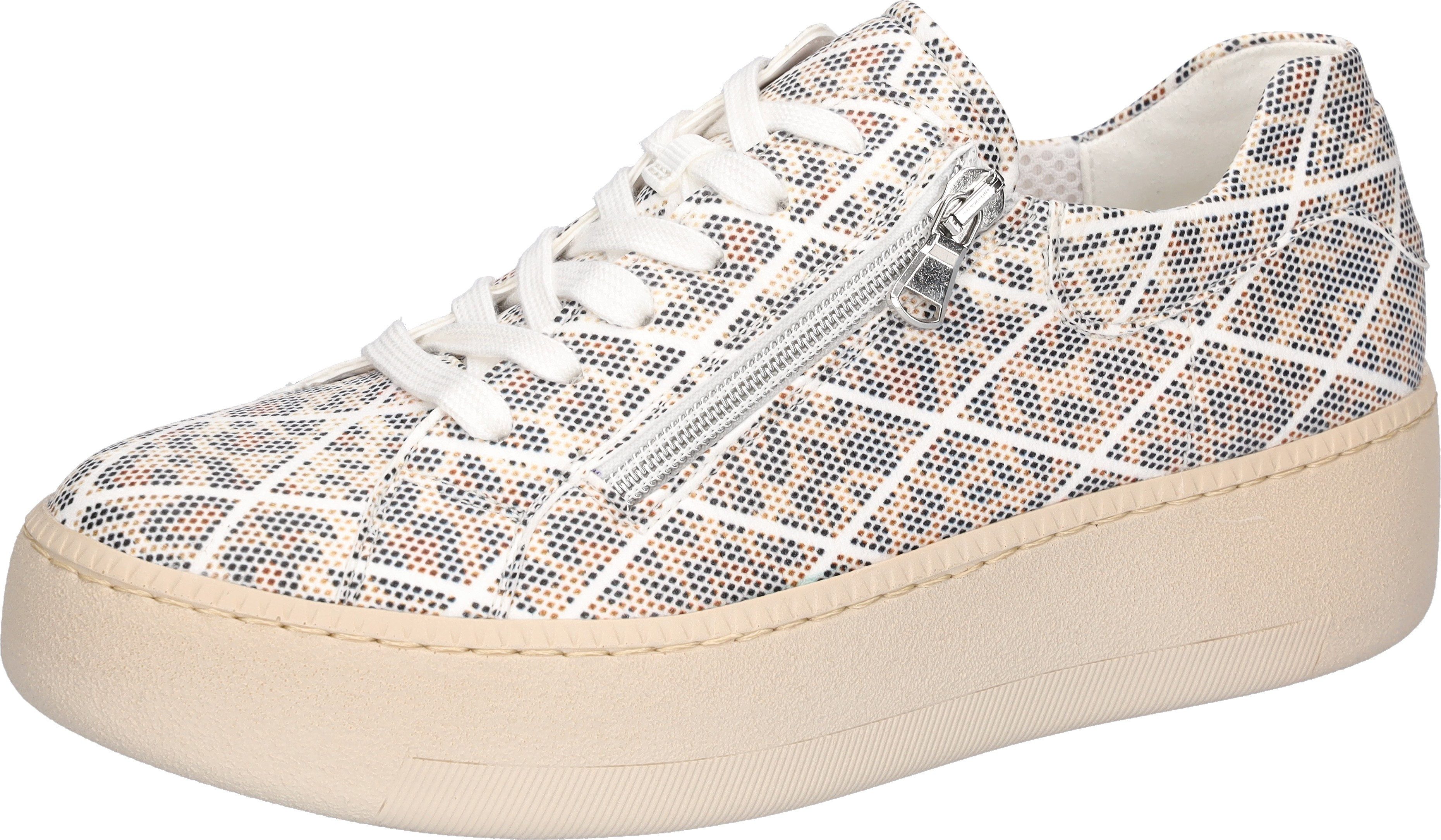 Waldläufer Plateausneaker Schnürschuh, Halbschuh, Freizeitsneaker im Leo-Look