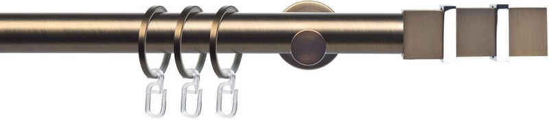 Gardinenstange »CELQUADE01SG1L«, Liedeco, Ø 25 mm, 1-läufig, Fixmaß, 1-läufig im Fixmaß Ø 25 mm