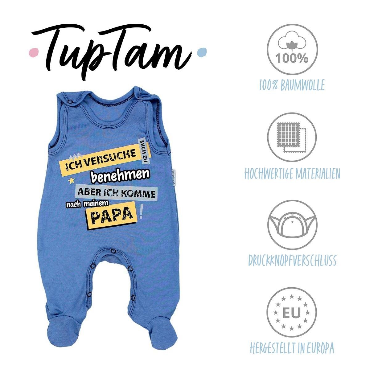 TupTam Strampler TupTam Unisex Baby Strampler mit Spruch I love Mum and Dad