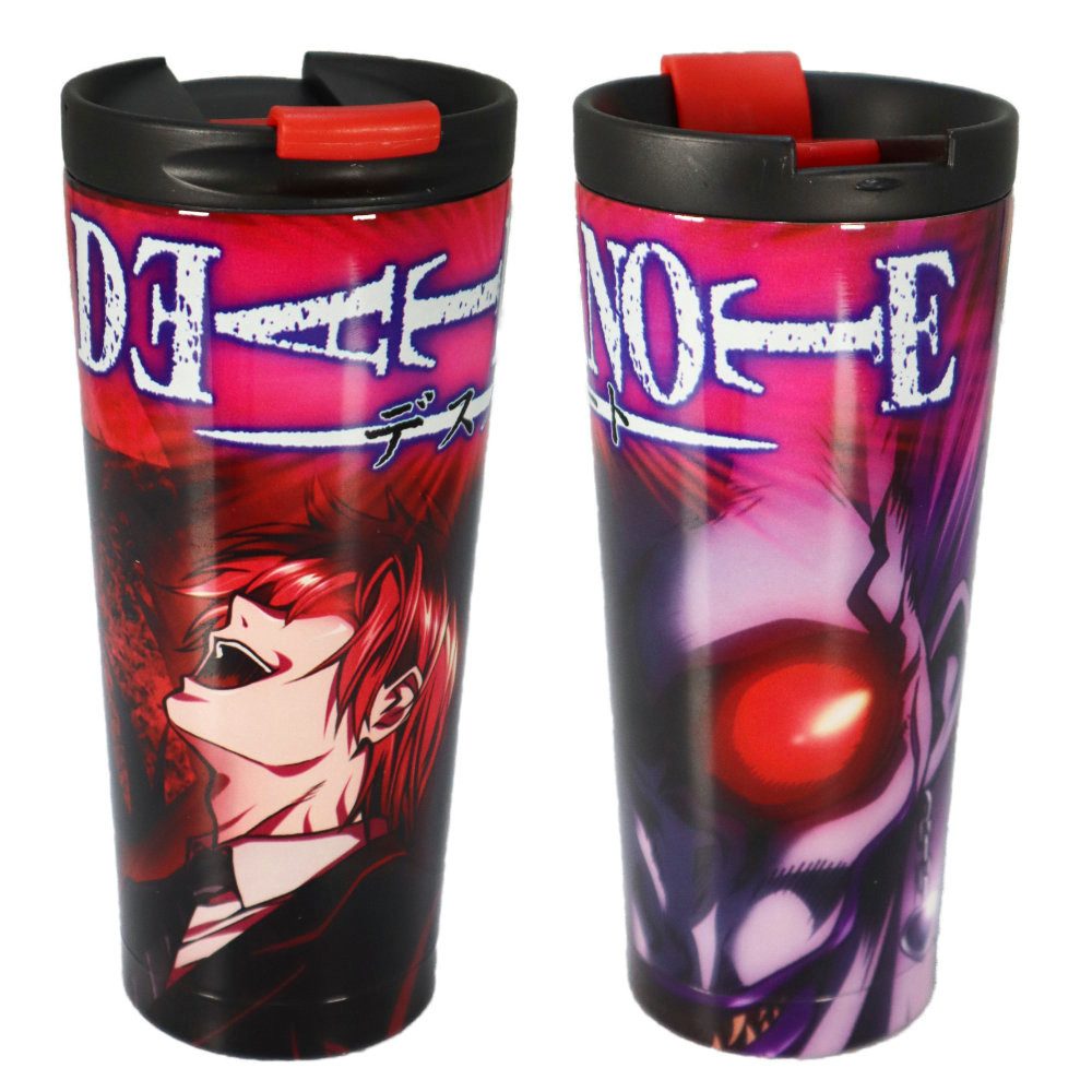 Death Note Thermobecher Anime Death Note Edelstahl Thermo Kaffeebecher 425 ml, Edelstahl, doppelwandig Vakuum isoliert