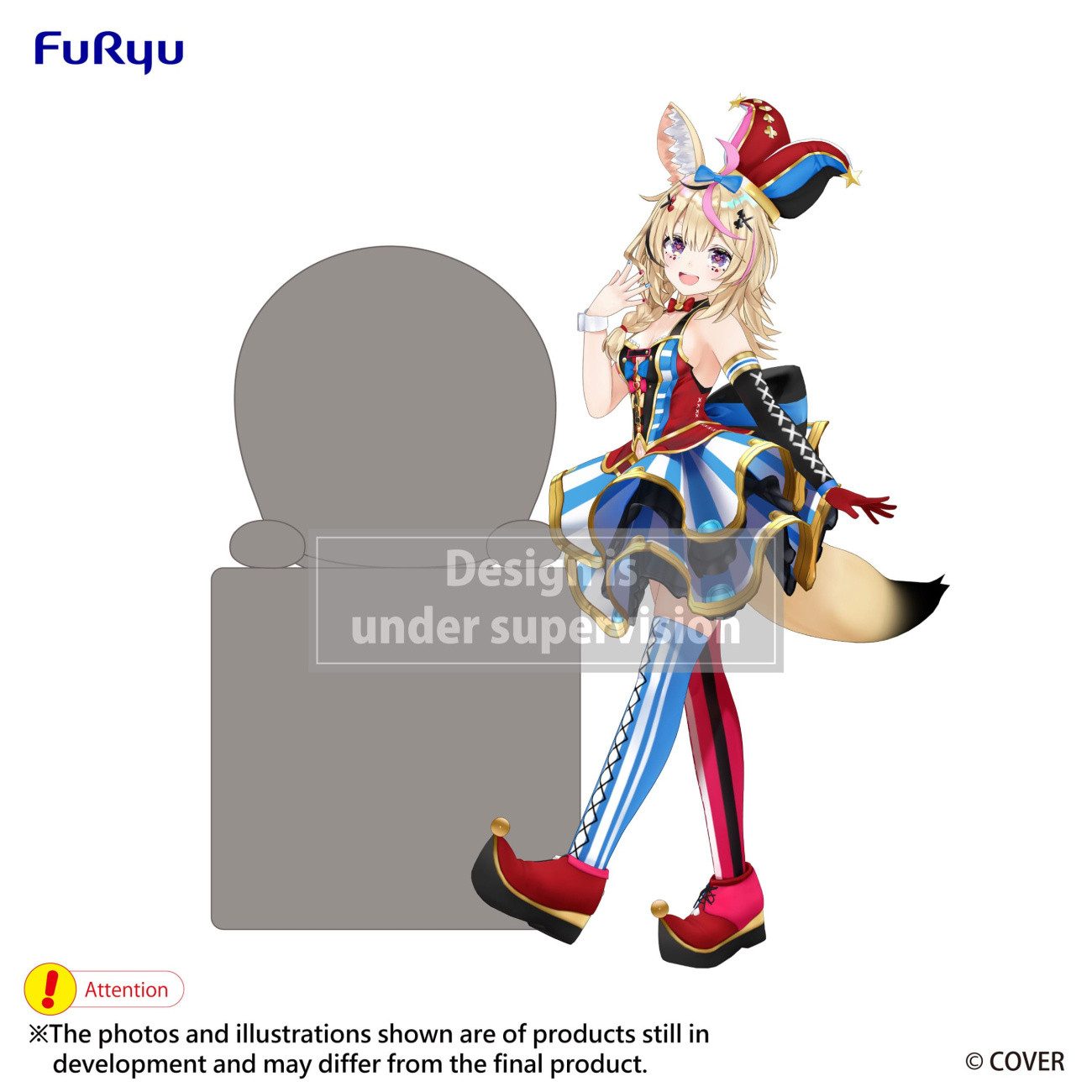 FuRyu Erotik-Actionfigur Hololive Production Hikkake PVC Statue Omaru Polka 10 cm
