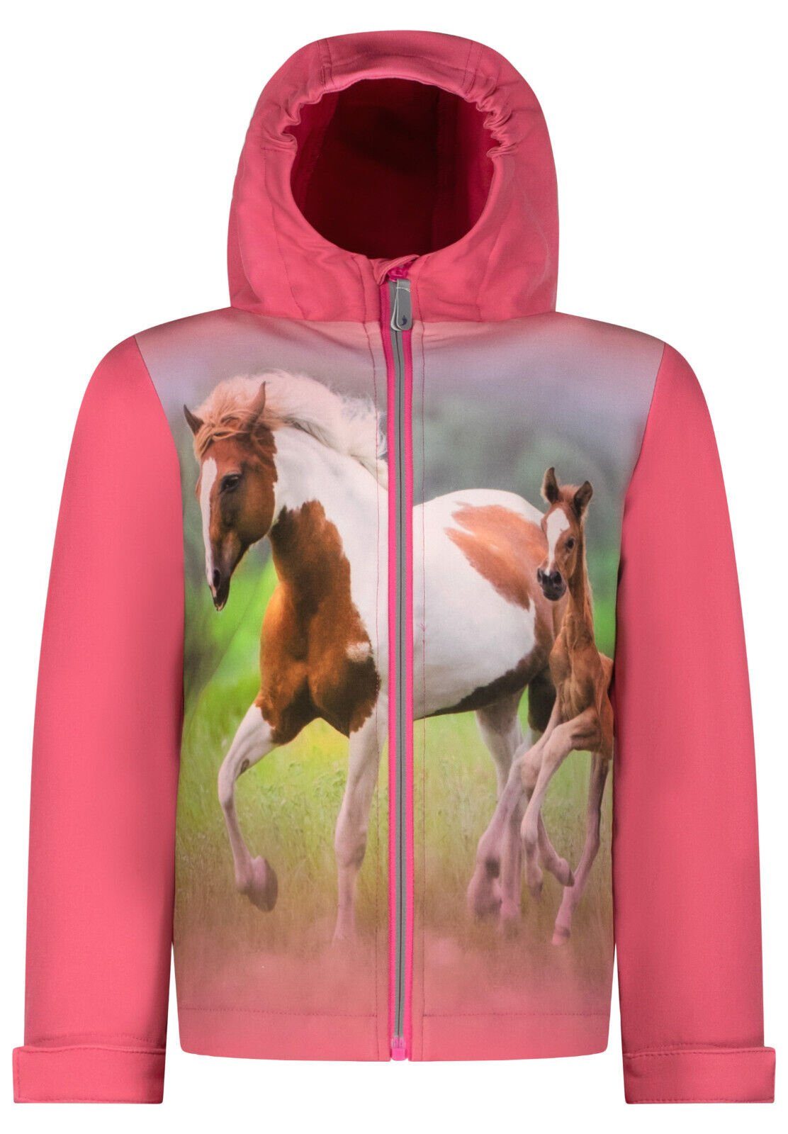 Girls SALT Softshell AND Horse Jacket (1-St) Sommerjacke PEPPER