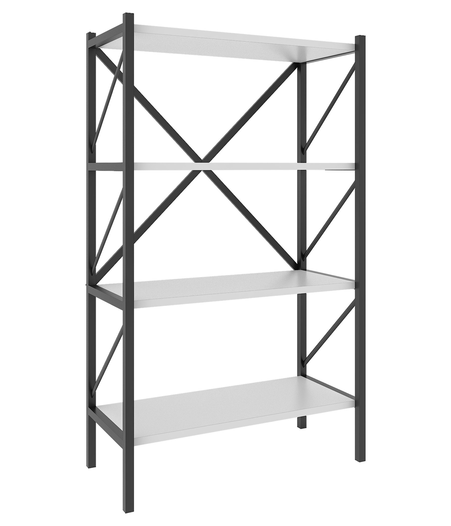 VCM Standregal Holz Metall Stand Regal günstig online kaufen
