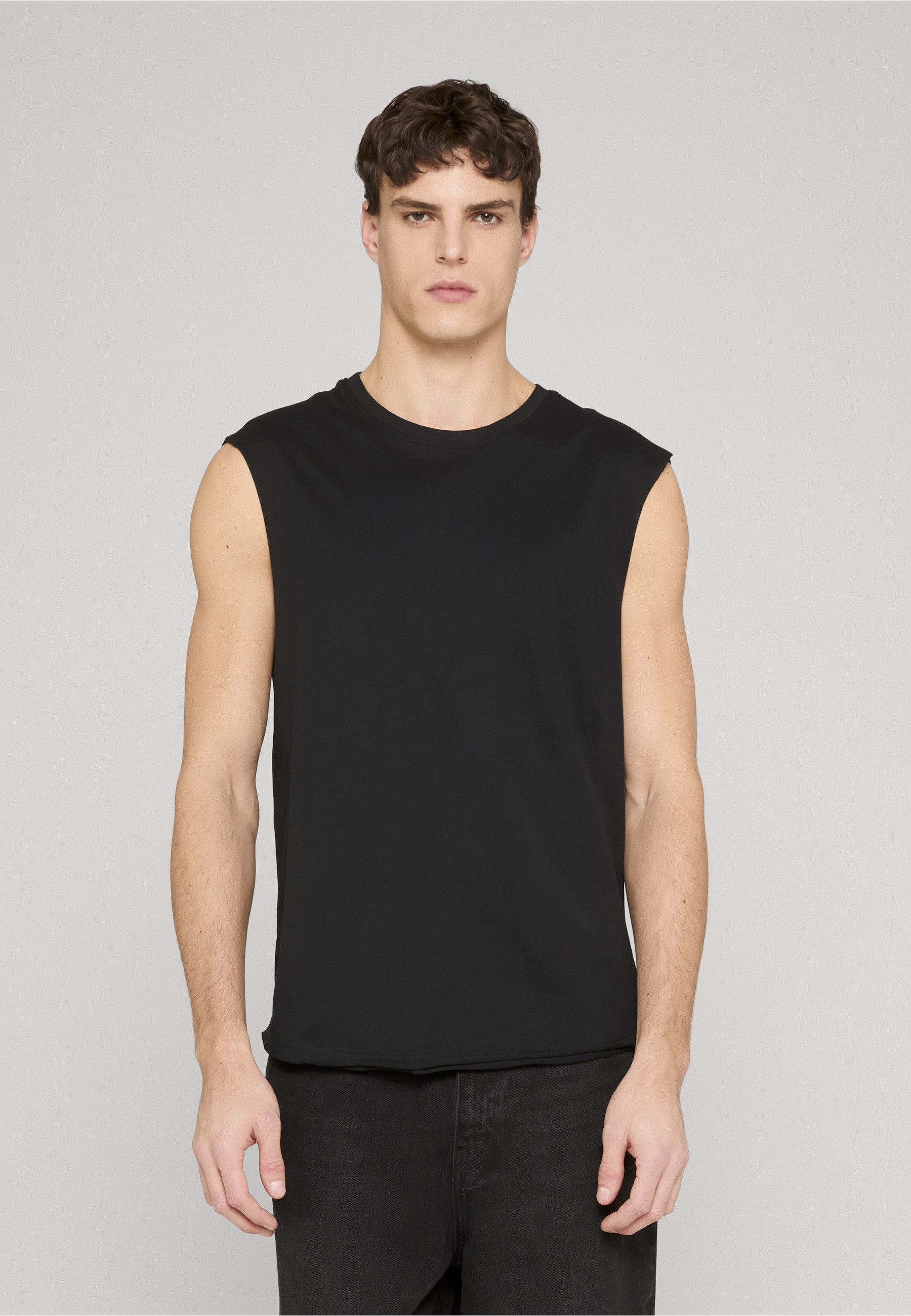 URBAN CLASSICS T-Shirt Urban Classics Herren Open Edge Sleeveless Tee (1-tlg) – Bild 4 von 5