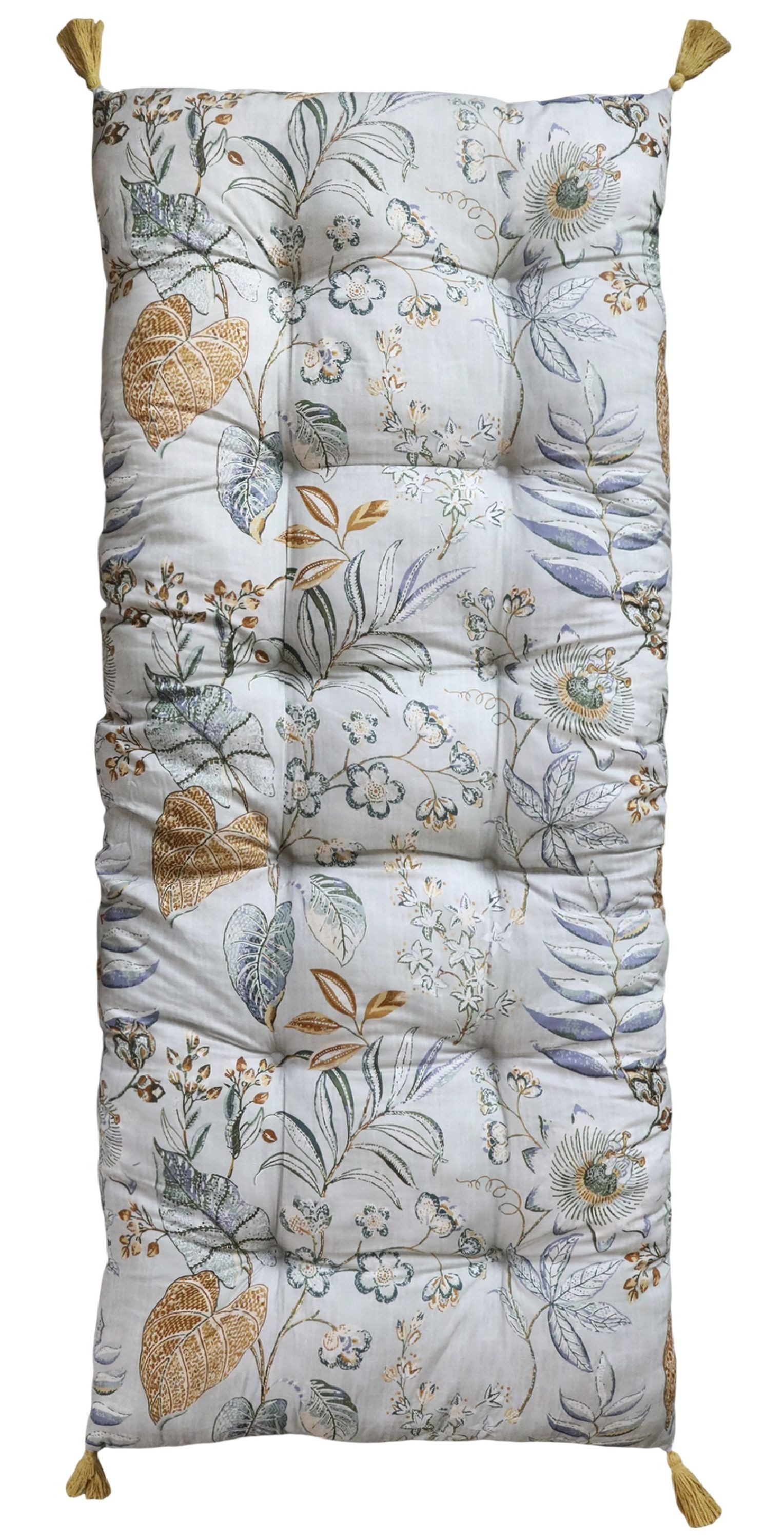Chic Antique Liegenauflage Chic Antique - Liegestuhl Auflage Polster 180x70cm Blumenmuster Opal
