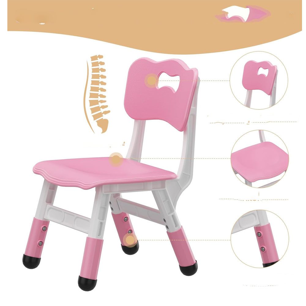 GarveeMore Kindersitzgruppe Kinderstuhl Set von 2, 3 Ebene Höhenverstellbar günstig online kaufen