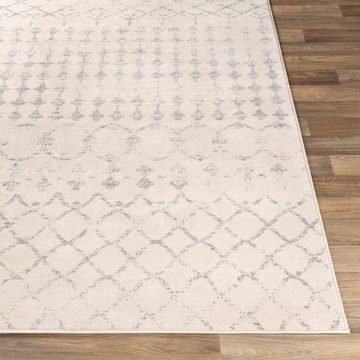 Teppich Geometric, Surya, rechteckig, Höhe: 9 mm, Berber, Ethnisch Boho Kurzflor Wohnzimmerteppich, Schlafzimmer