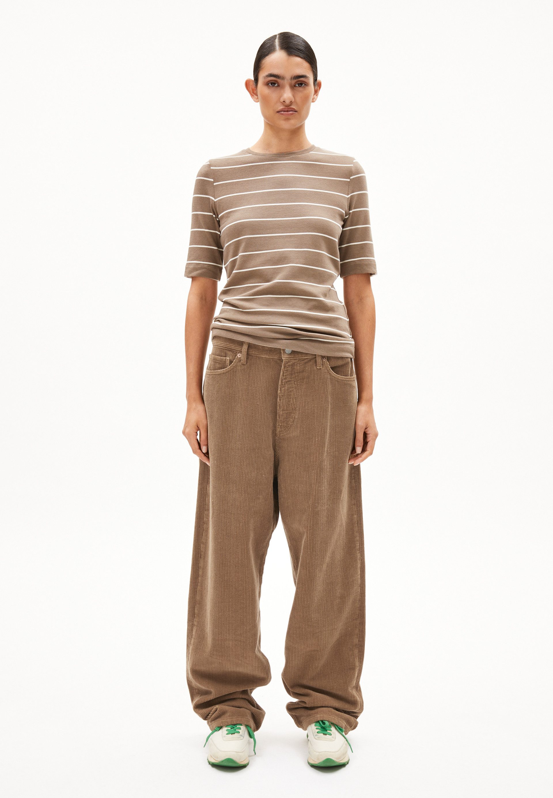 Armedangels T-Shirt JAANISARA FINE STRIPE T-Shirt aus Bio-Baumwoll Mix Slim günstig online kaufen