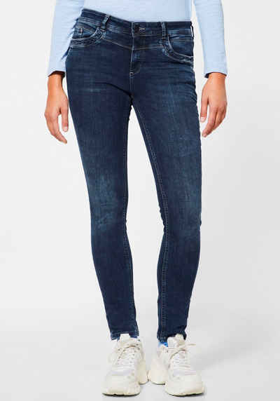 STREET ONE Slim-fit-Jeans »Style York« mit Nietendetails