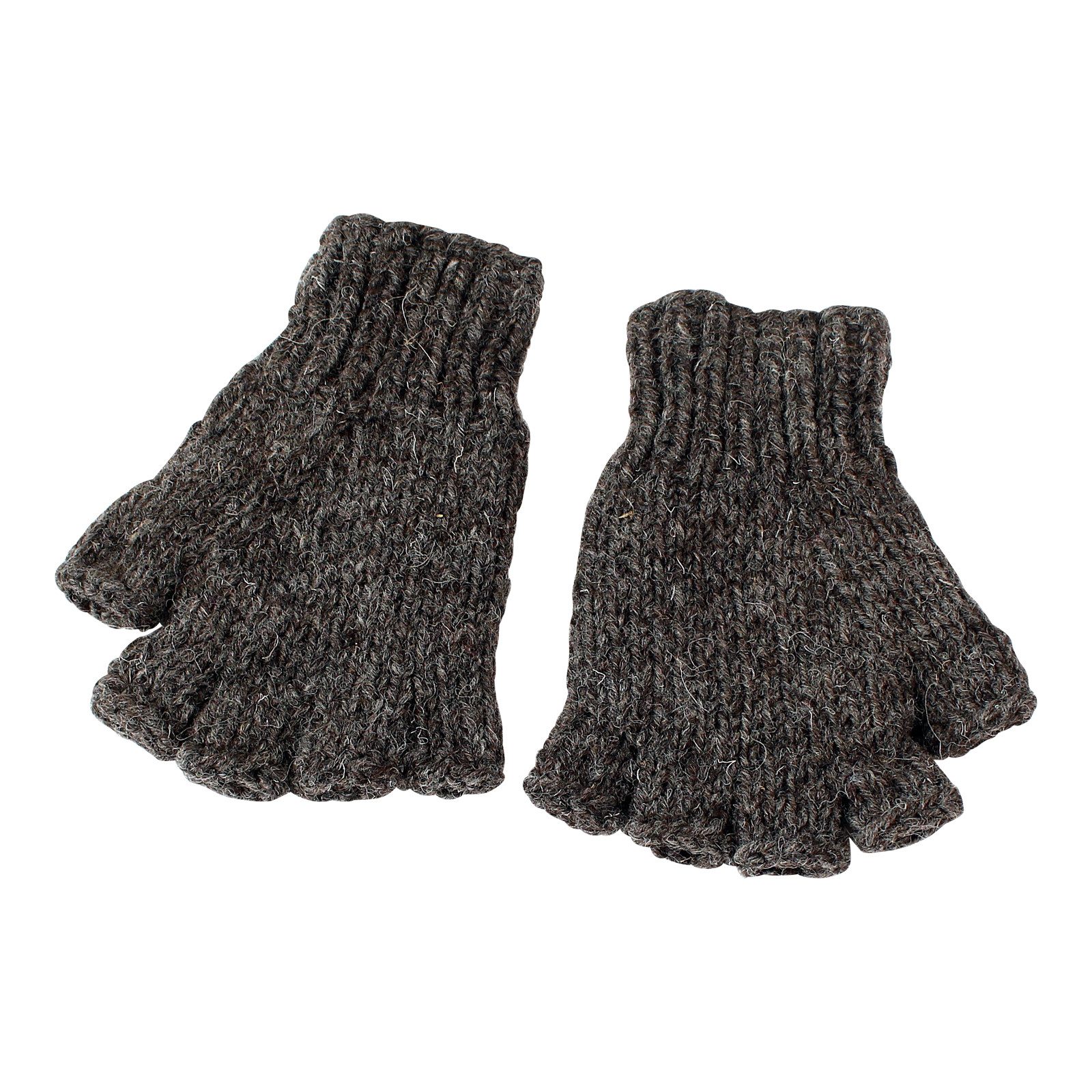 BUDDHA arts&more Strickhandschuhe Fingerlinge Halbfingerlinge aus Nepal günstig online kaufen