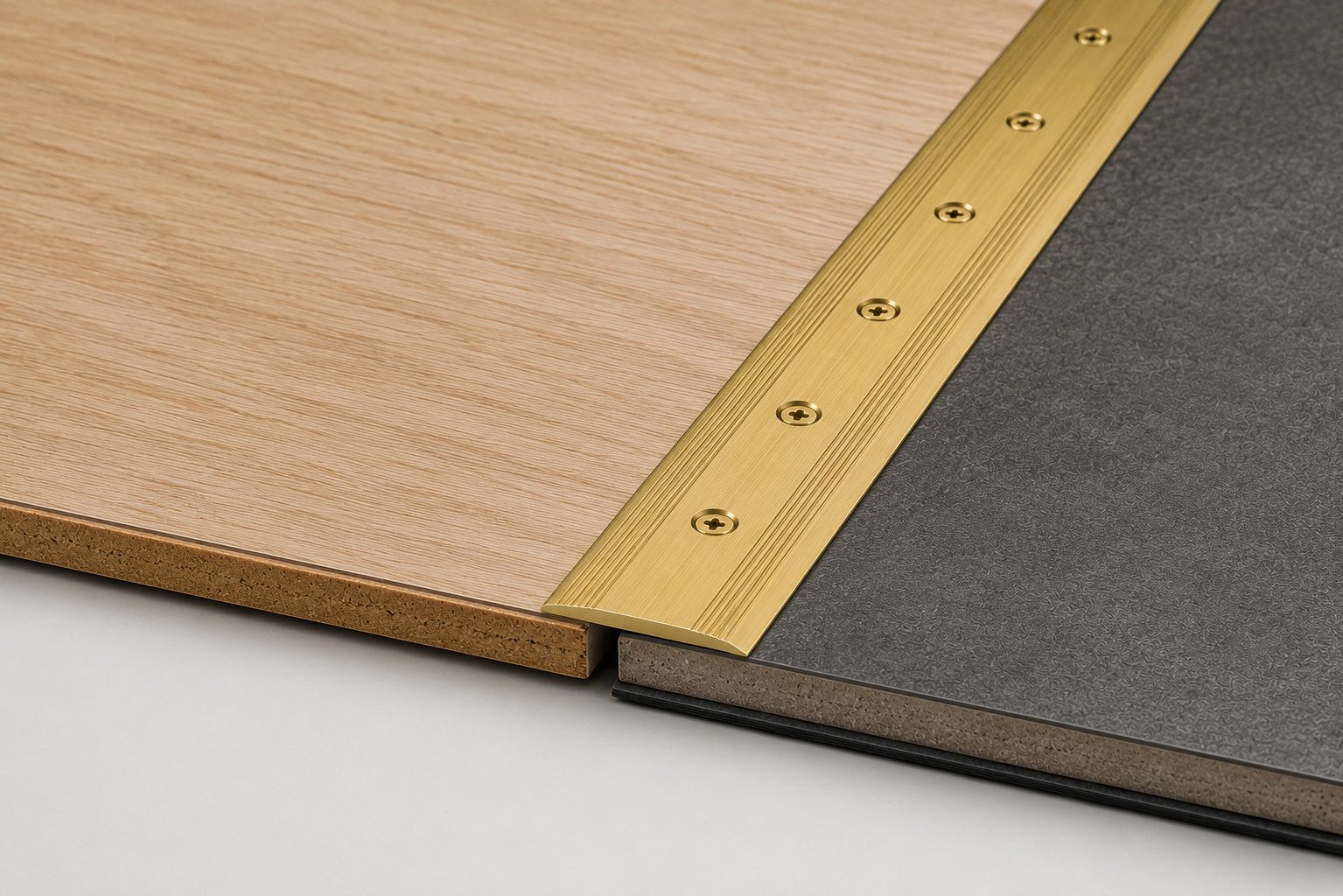 Xlmoebel Übergangsprofil Hochwertige Stoßschwelle Laminat, Parkett und Vinyl Sofort (1-St), Hergestellt in Europa