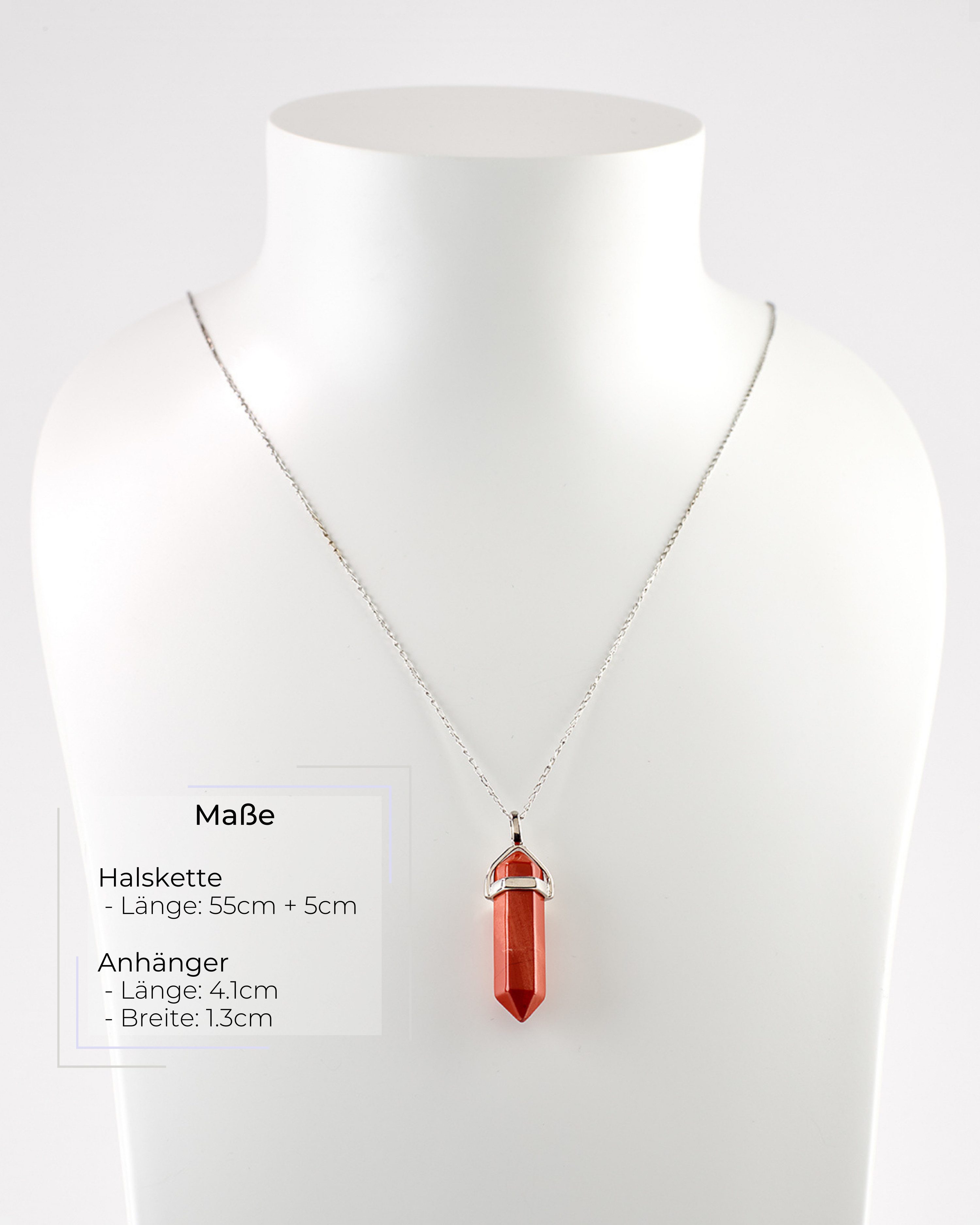 LAVISA Kette mit Anhänger LAVISA Obelisk Edelstein Halskette silber, echte günstig online kaufen