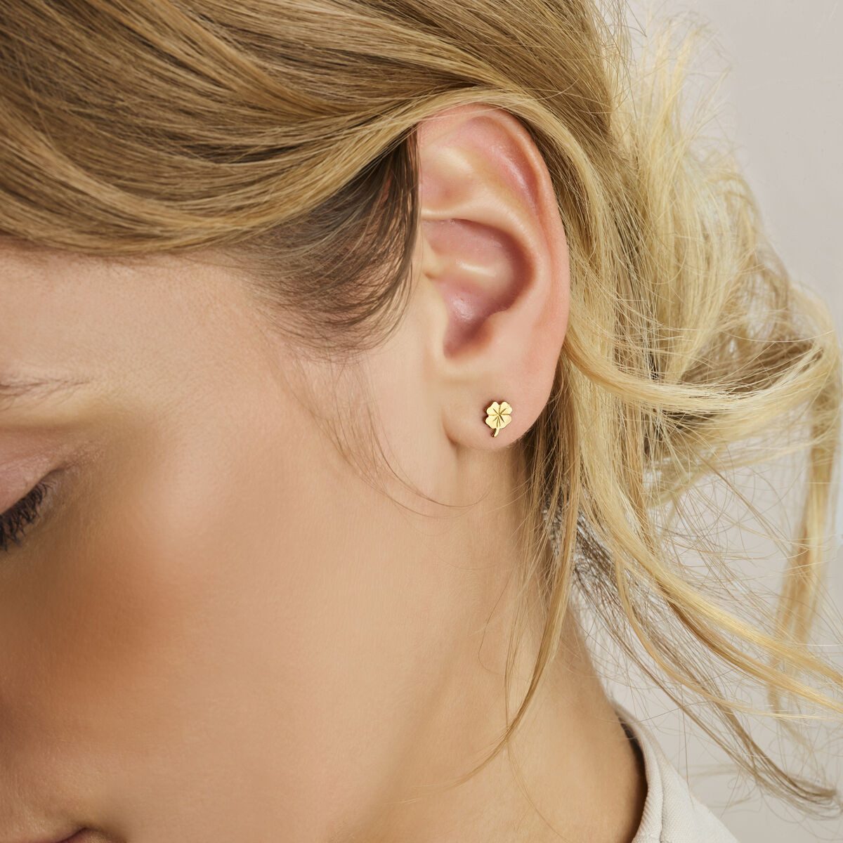 NICEANDnoble Paar Ohrstecker 585er Gelbgold Ohrstecker günstig online kaufen
