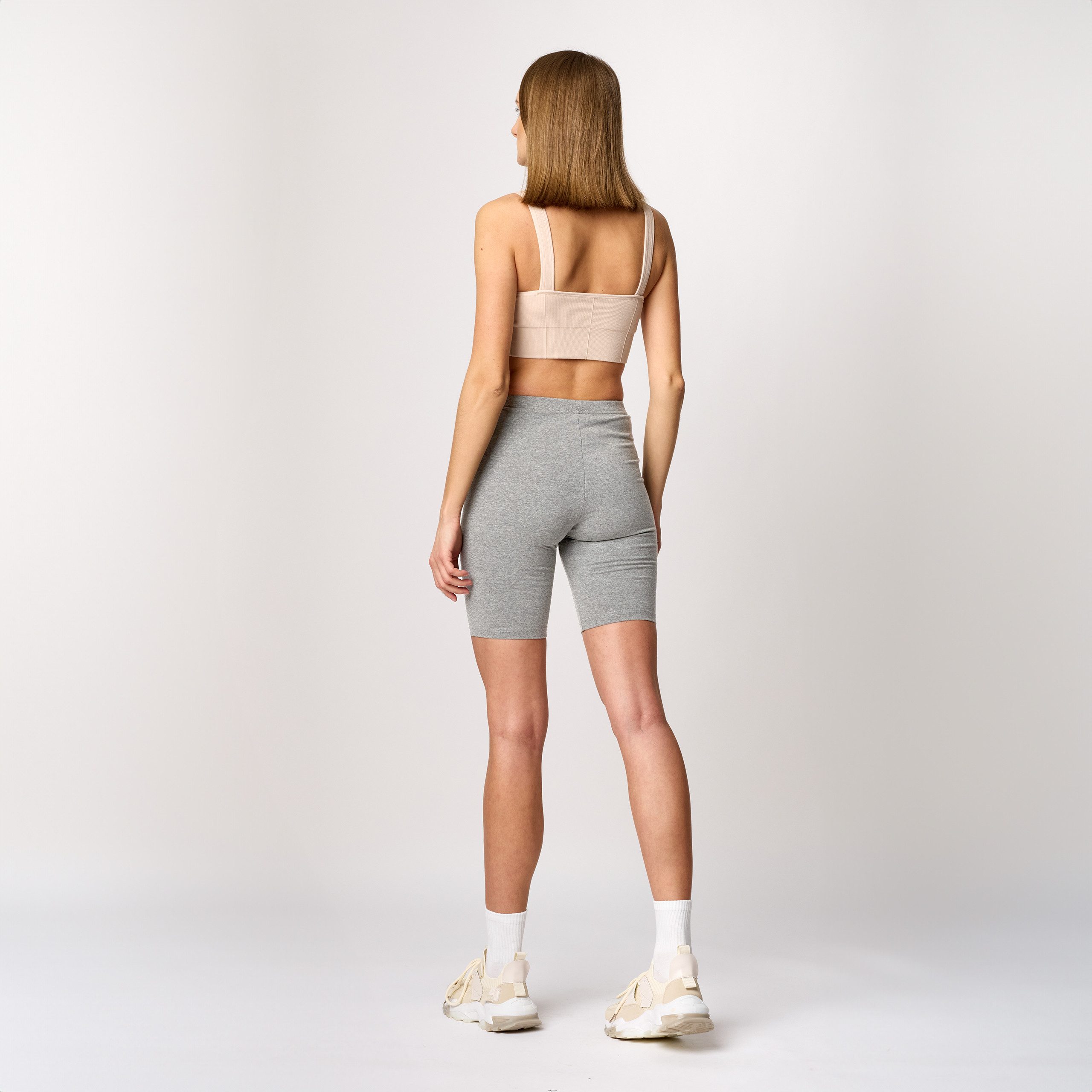 Merry Style Leggings Damen Kurze Hose aus Baumwolle MS10-200 (1-tlg) elastischer Bund – Bild 4 von 5