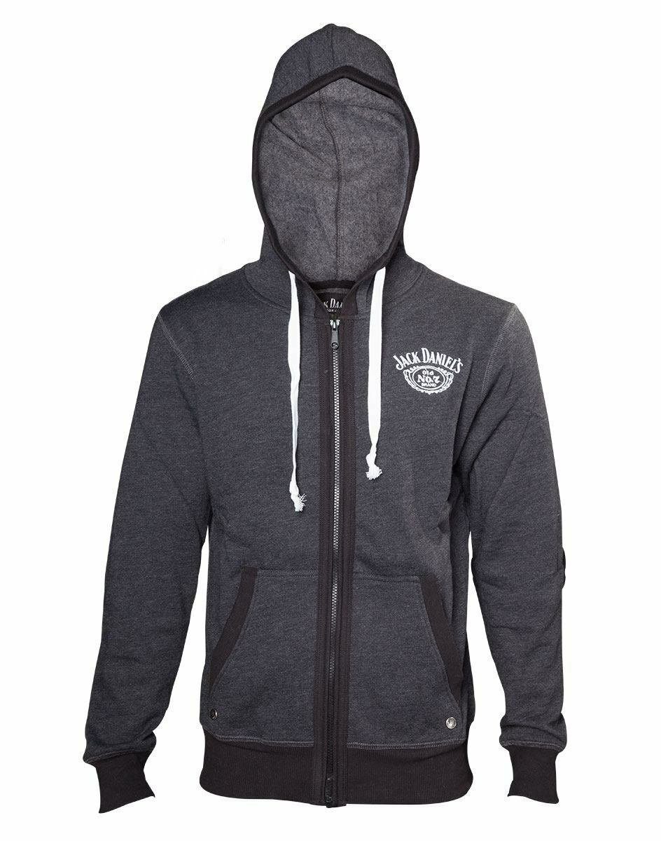Jack Daniels Sweatshirt Jack Daniel's Sweatshirt Kapuze Zipper Jacke Hoodie Kapuzenpullover