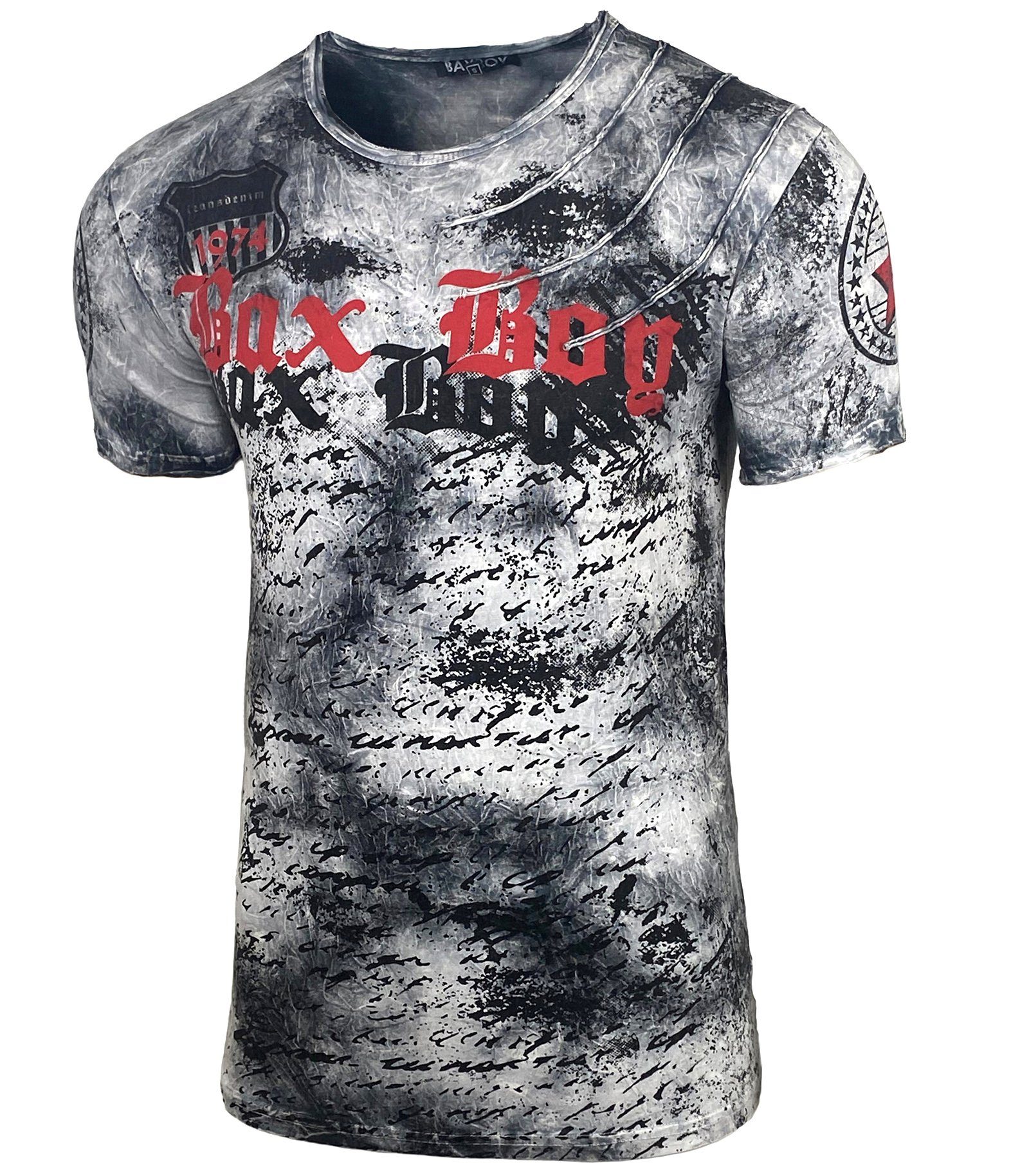 Baxboy T-Shirt Baxboy Waschung T-Shirt mit günstig online kaufen