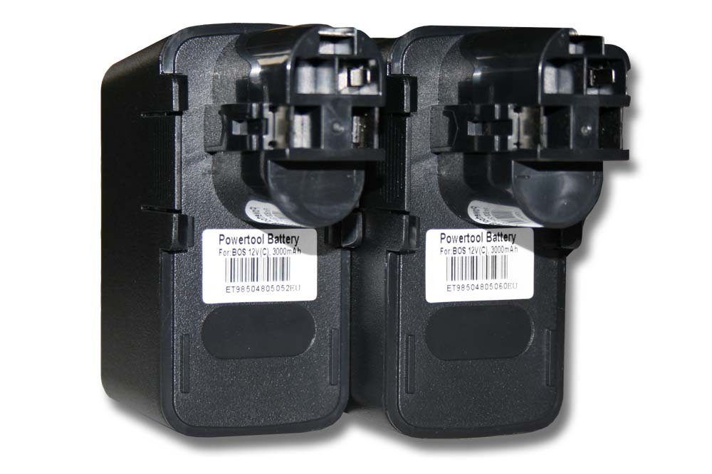 vhbw kompatibel mit Bosch PSR 120, PSR 12VES Akku NiMH 3000 mAh (12 V)